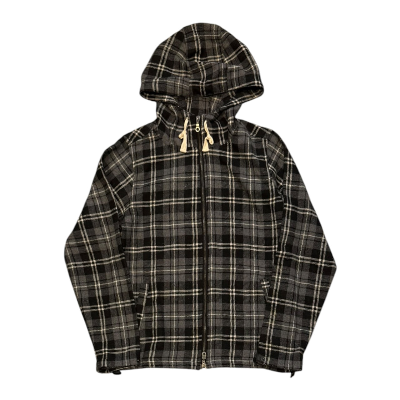 000’s Raymond Basquiat Plaid Hoodie (S)