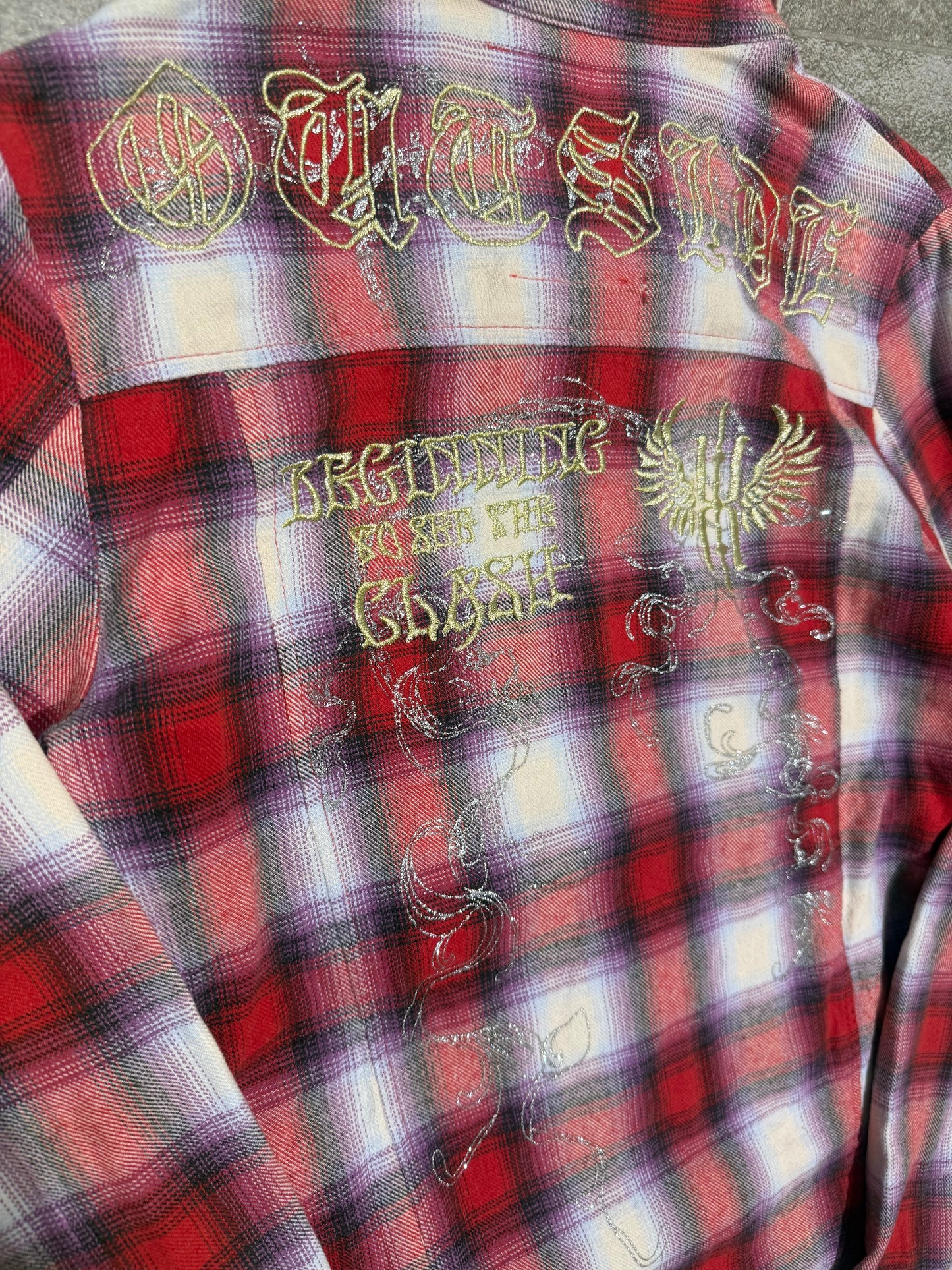 000’s Midas Plaid Flannel (XS)