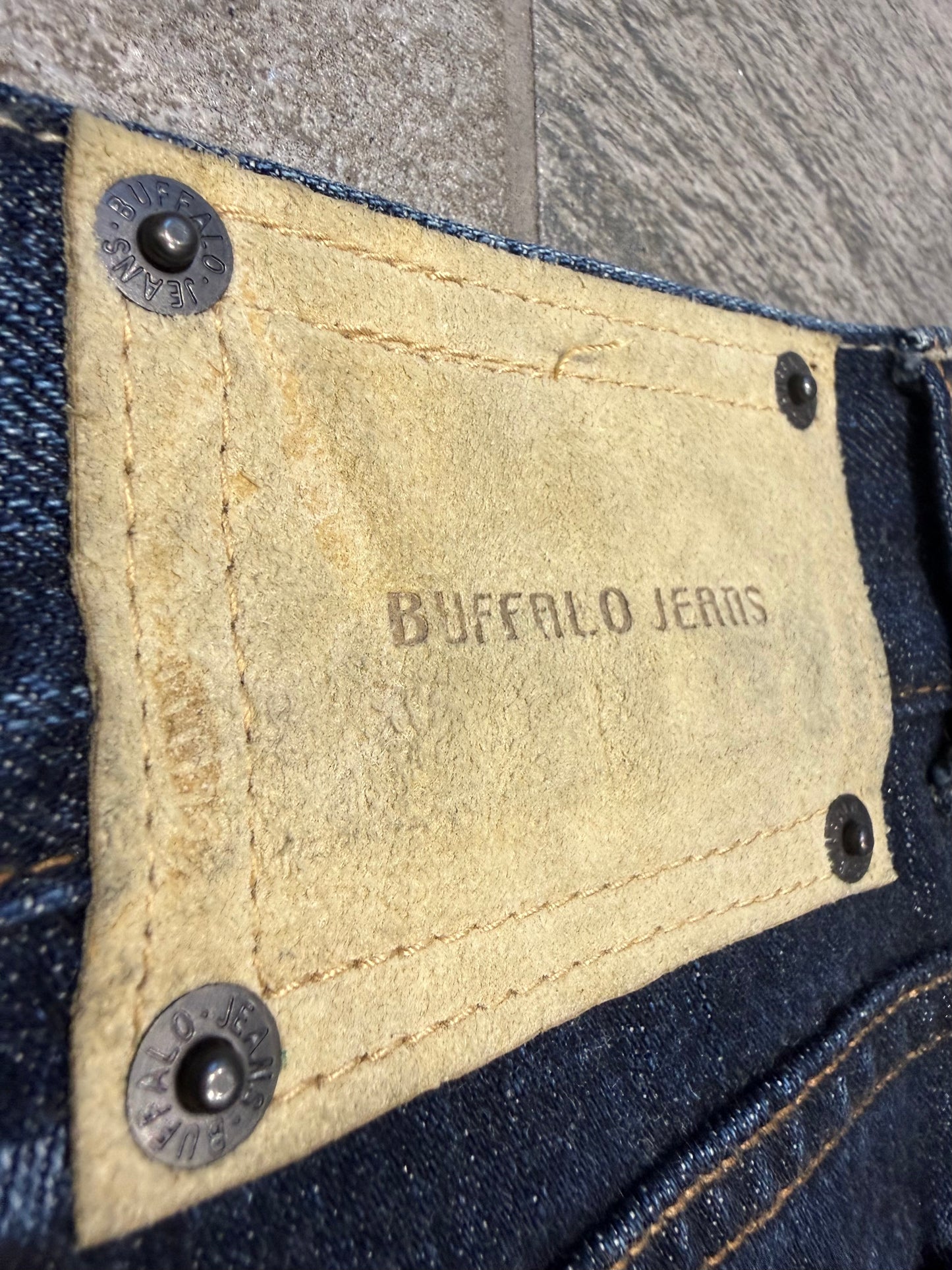 000’s Buffalo Waxed Jeans (33”)