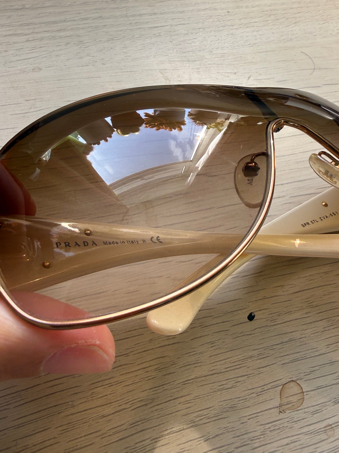 000’s Prada Triangular Plaque Sunglasses