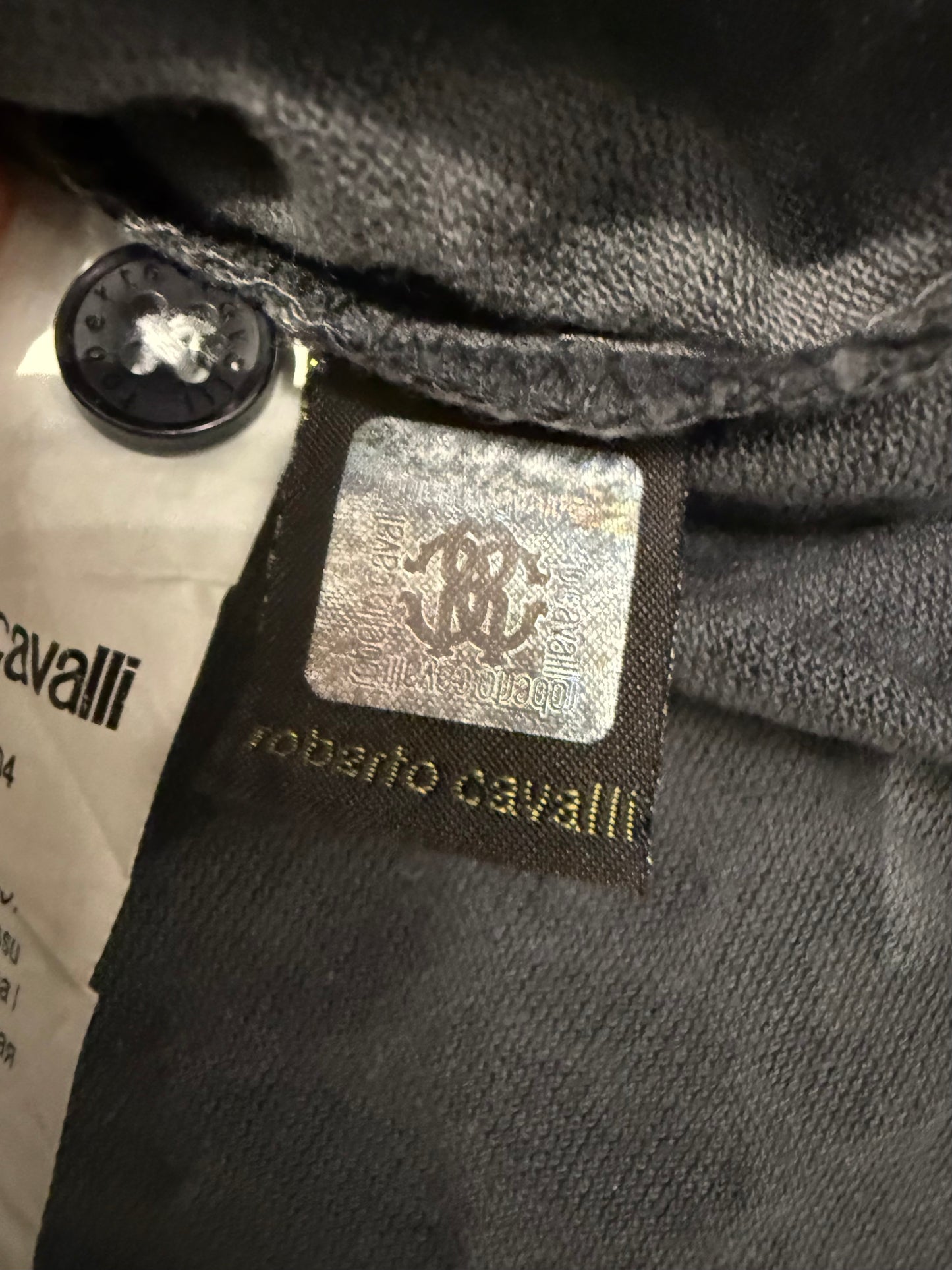 000’s Roberto Cavalli Leopard Polo (M)