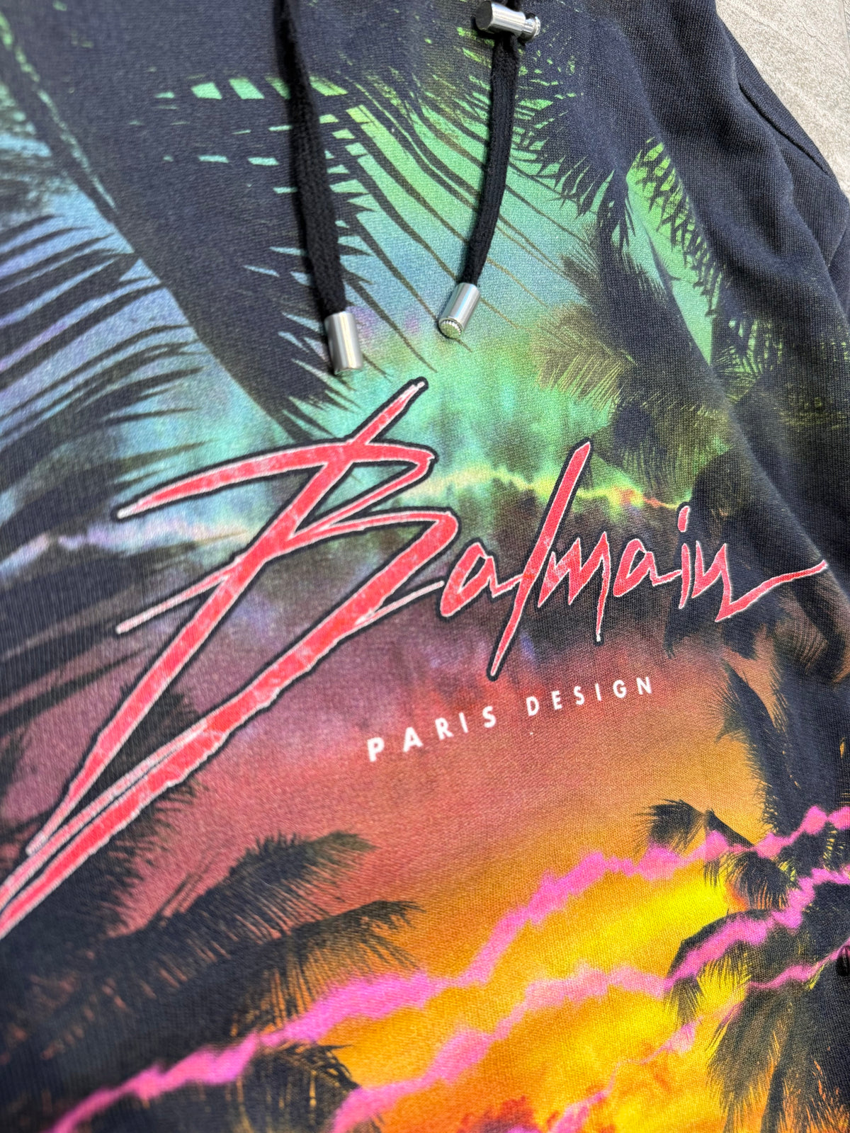 Balmain Exclusive Palm Zip Hoodie (S)