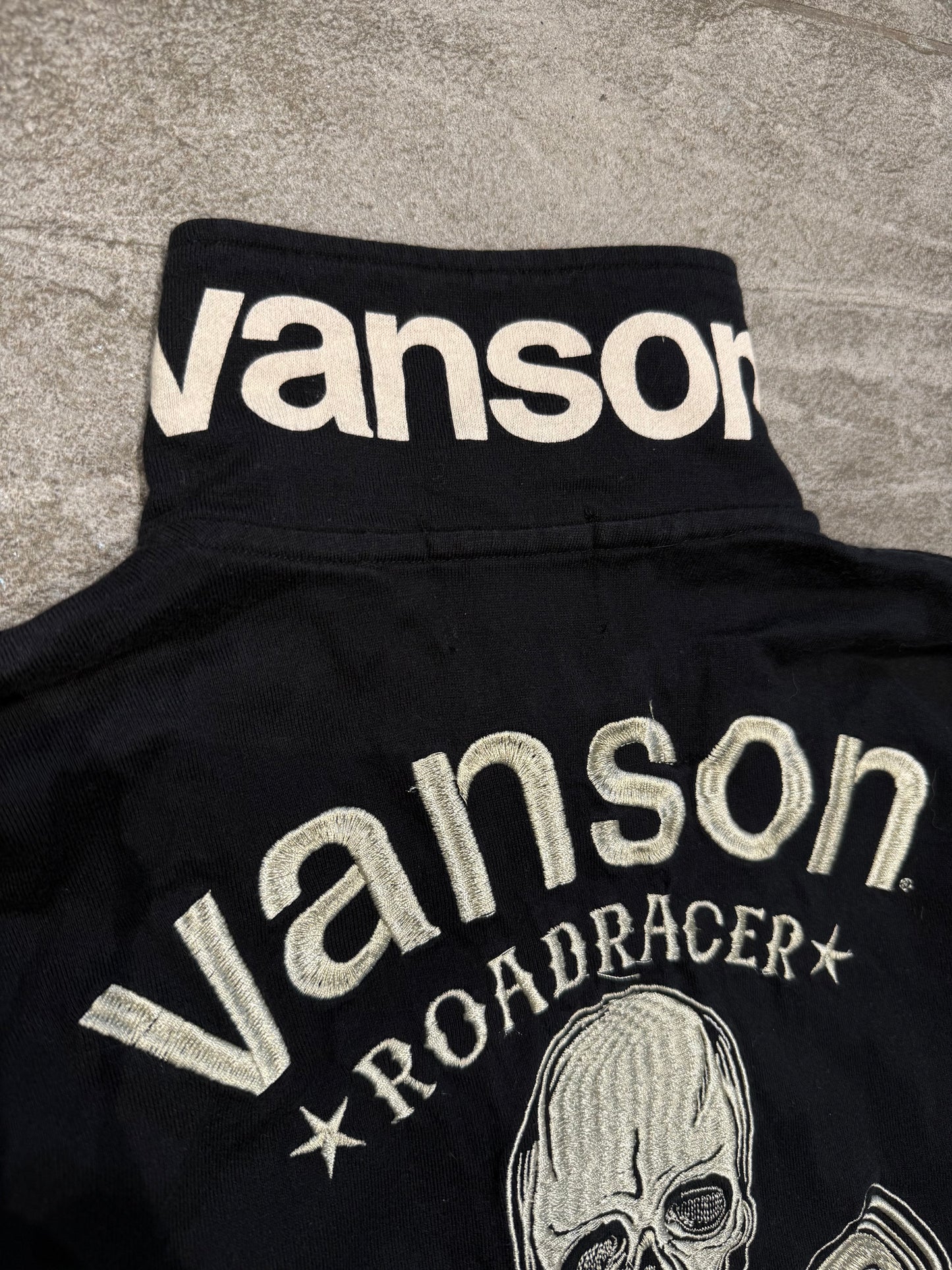 000’s Vanson Skull Embroidered Polo (S)