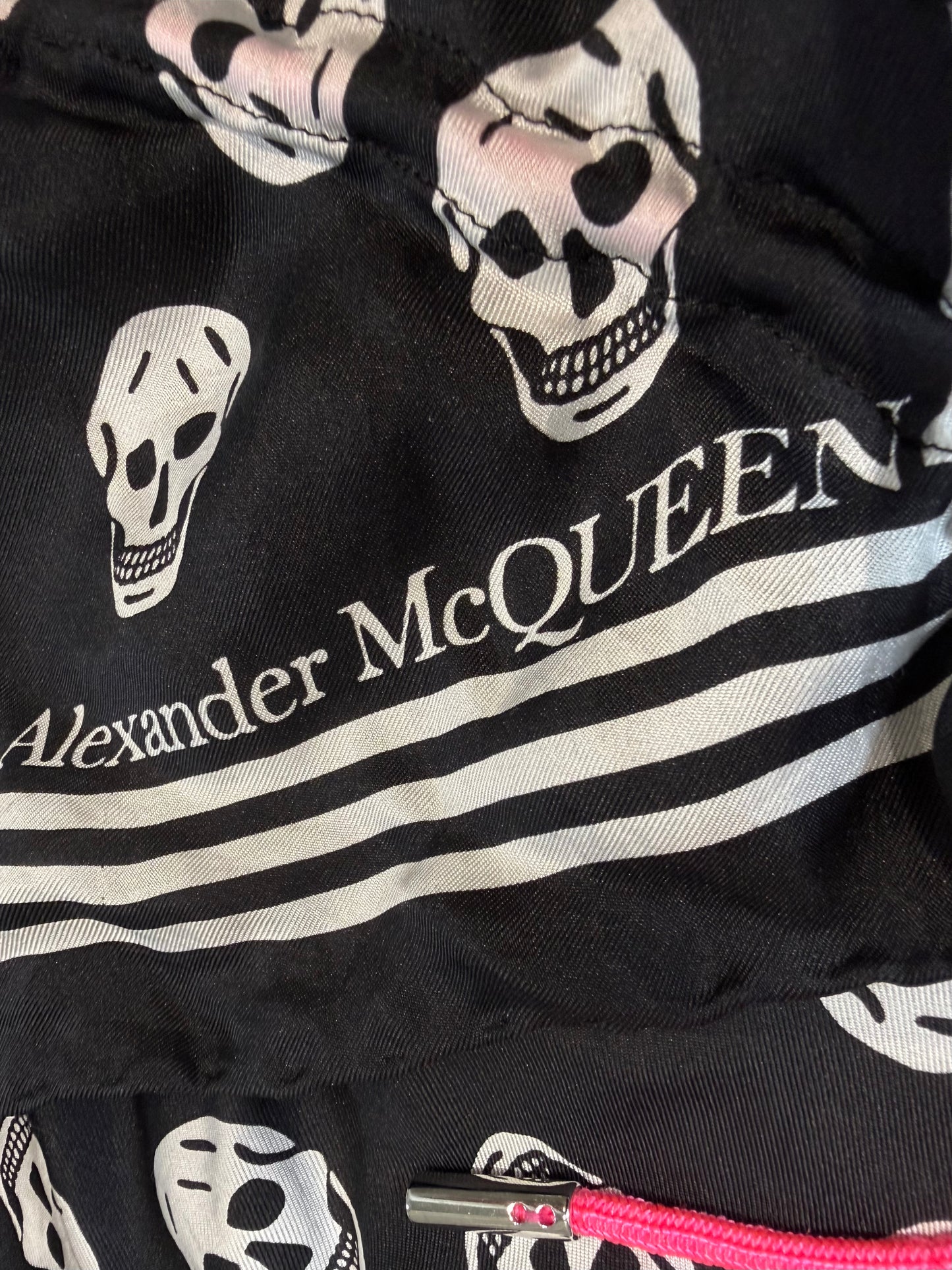 1 of 1 Unreleased Alexander McQueen Adjustable Silk Skull Scarf