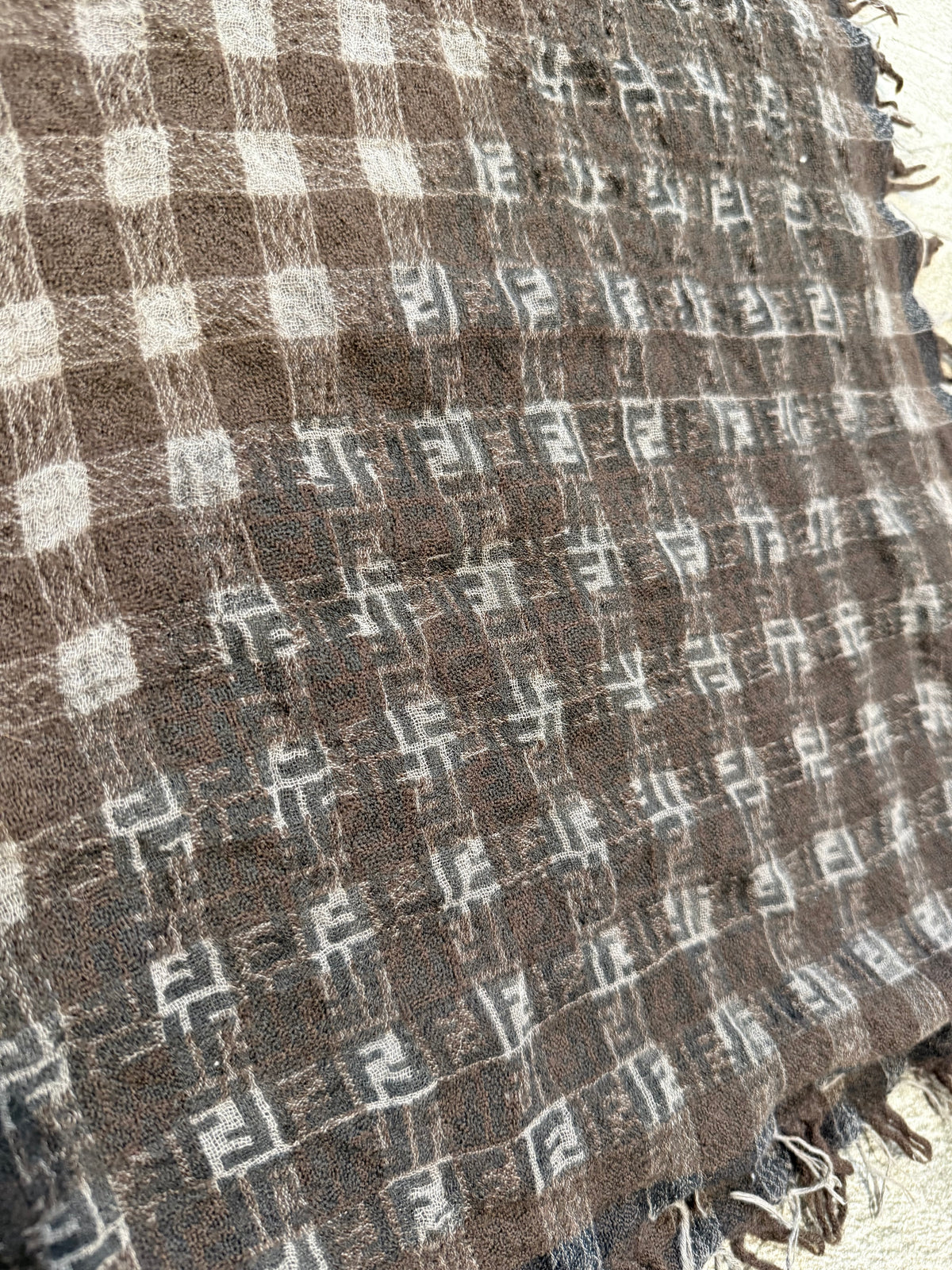 Fendi Monogram Gradient Scarf