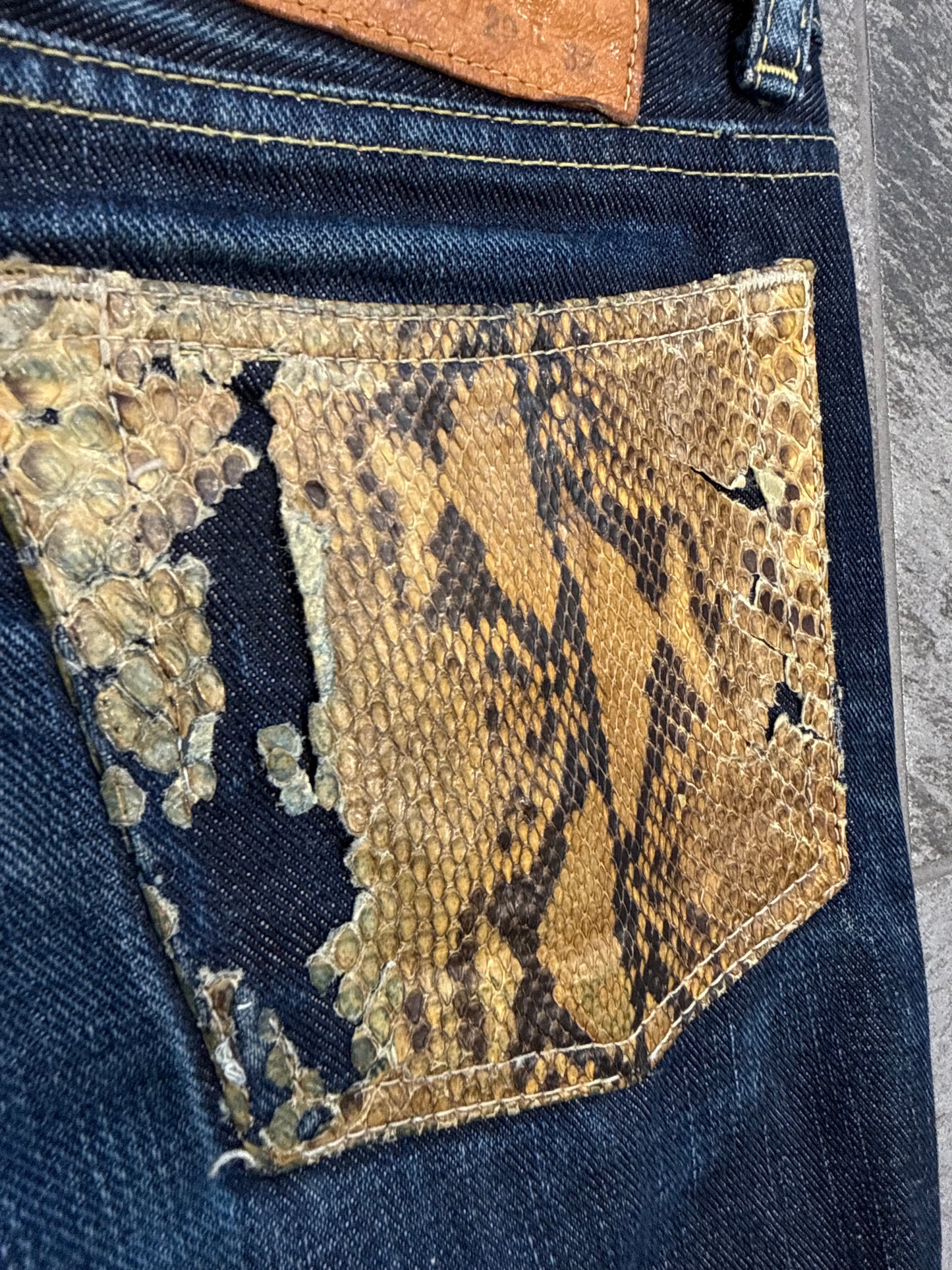 000’s Tokyo Snakeskin Jeans (29”)