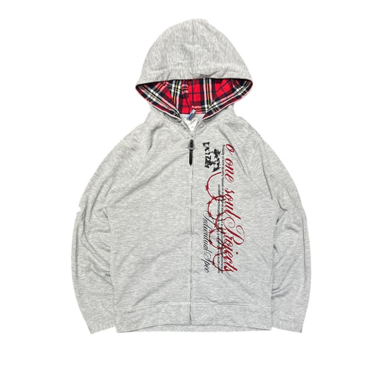 Be one soul projects plaid hoodie