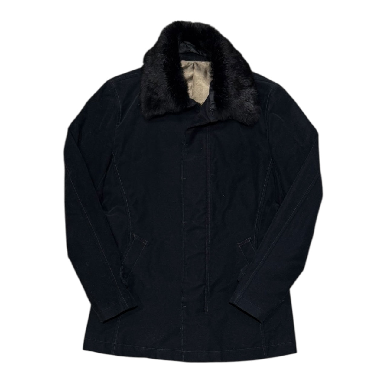 000’s Takeo Kikuchi Fur Collar Coat (S)