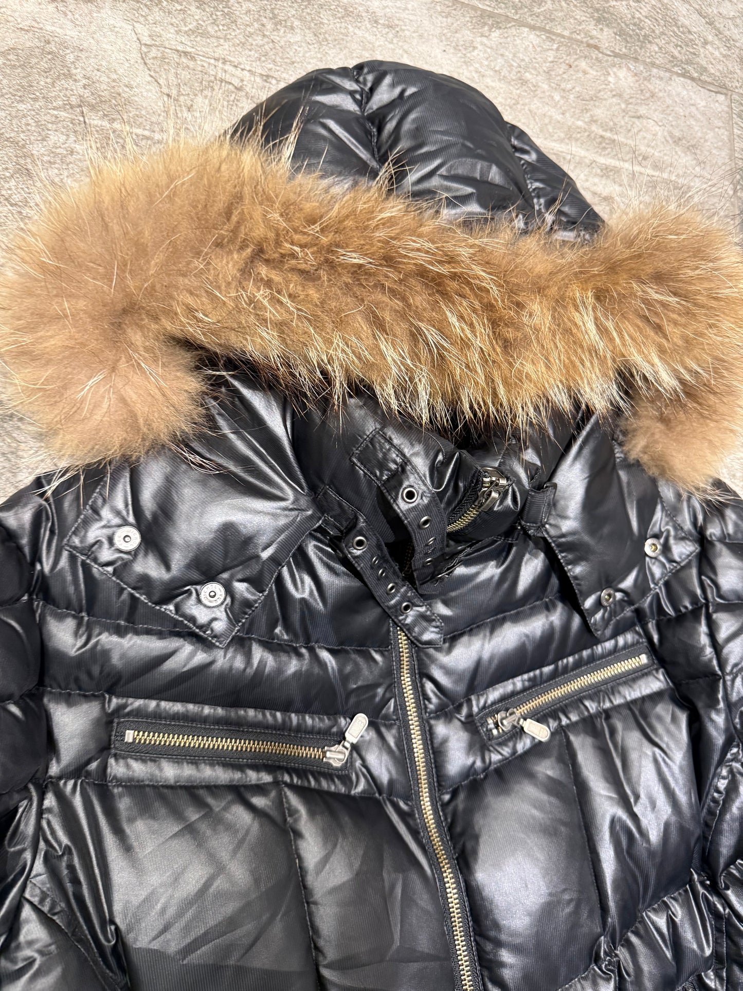 000’s Pazzo Fur Hood Puffer (M)