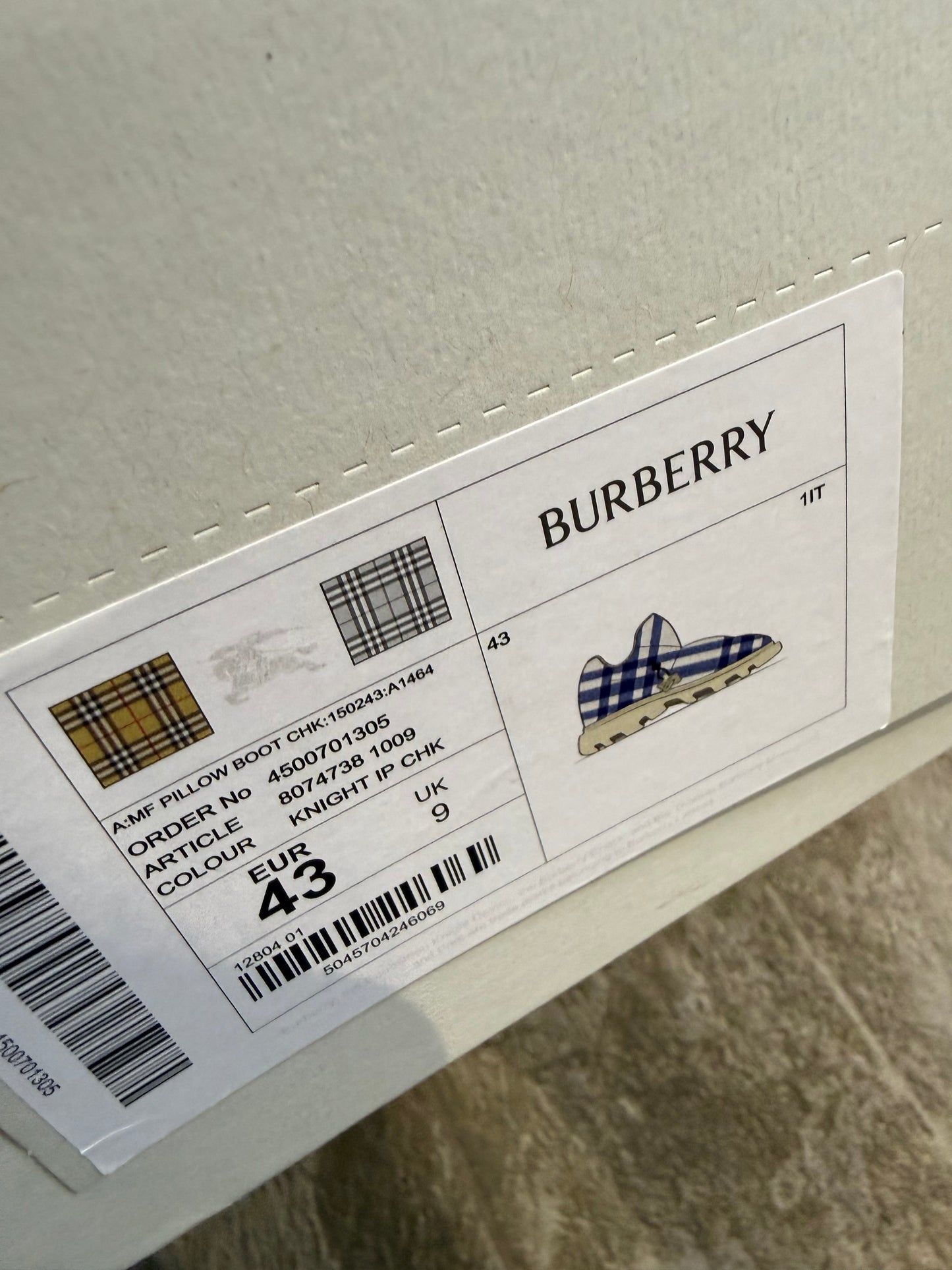 Burberry Pillow Boots (UK 9.5)