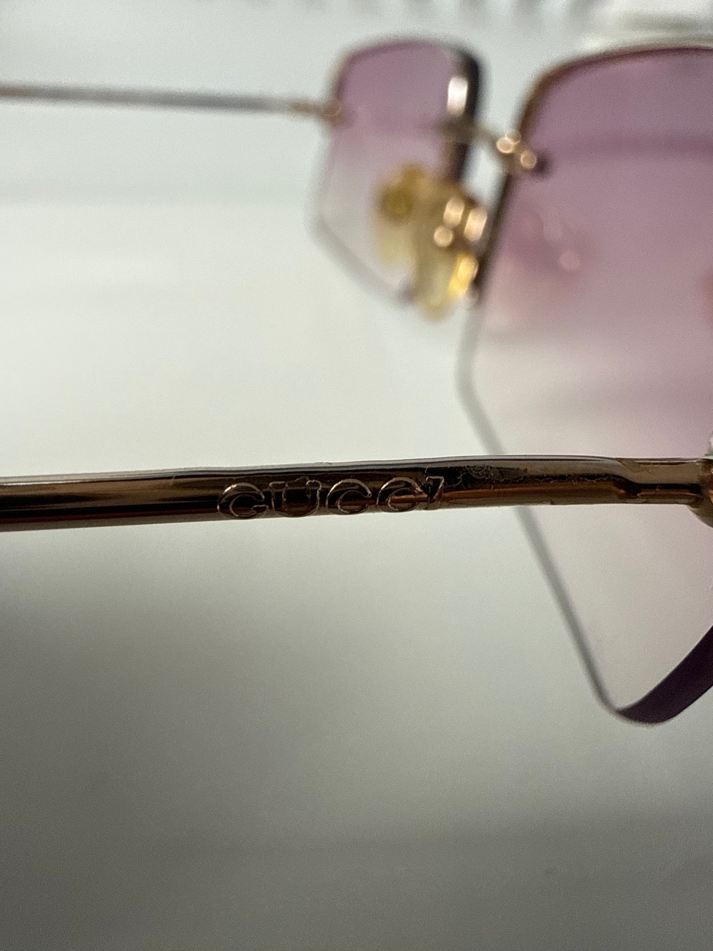 000’s Gucci Rimless Sunglasses