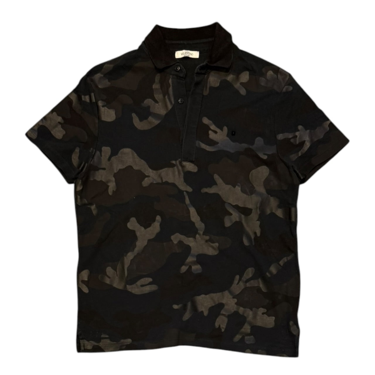 Valentino Garavani Studded Camo Polo (S)