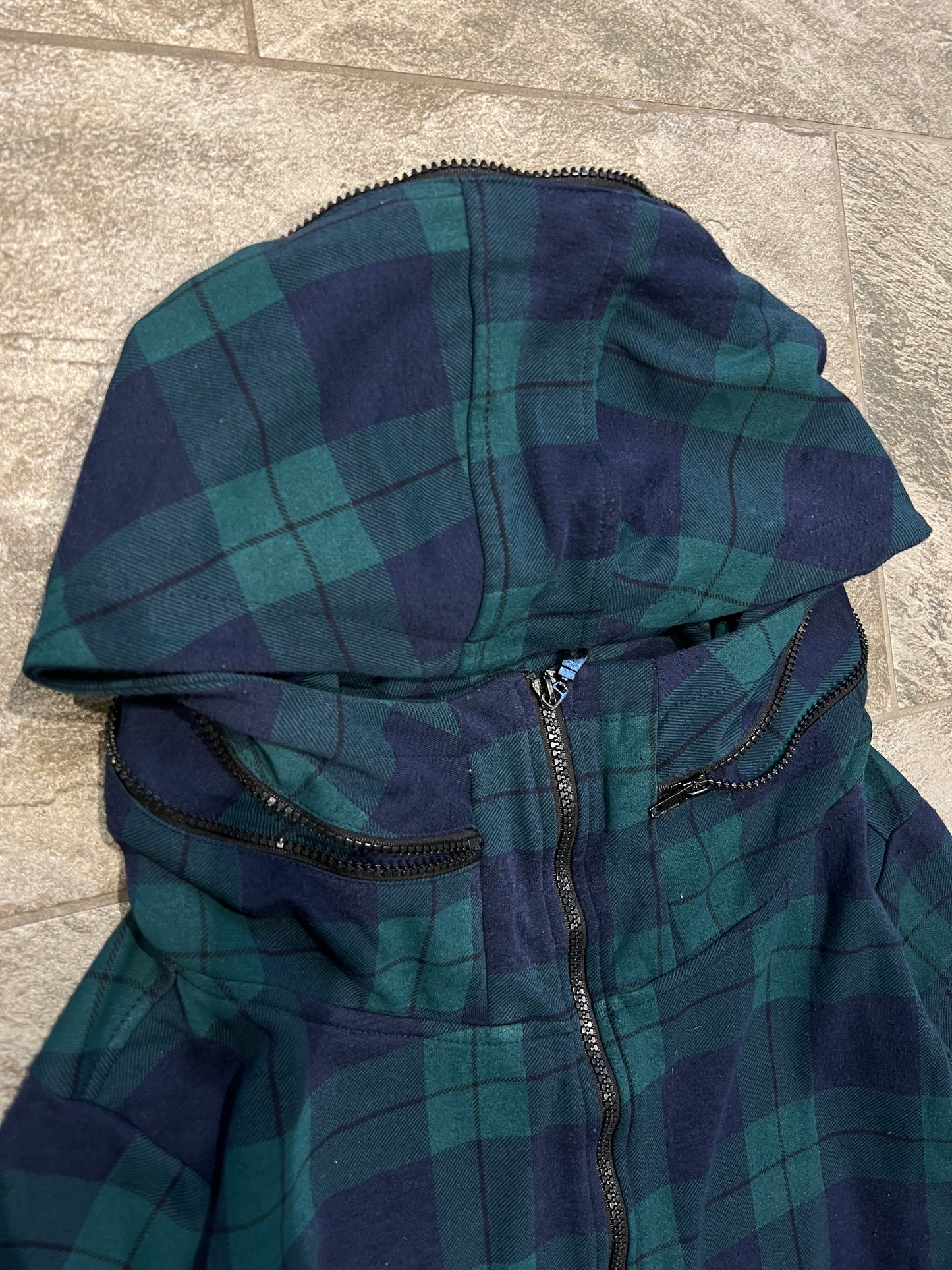 000’s Rubbery Soul Plaid/Checkered Bono Hoodie