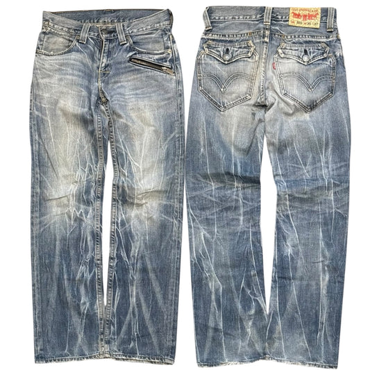 000’s Levi’s 502 Ghostwash Jeans (30”)
