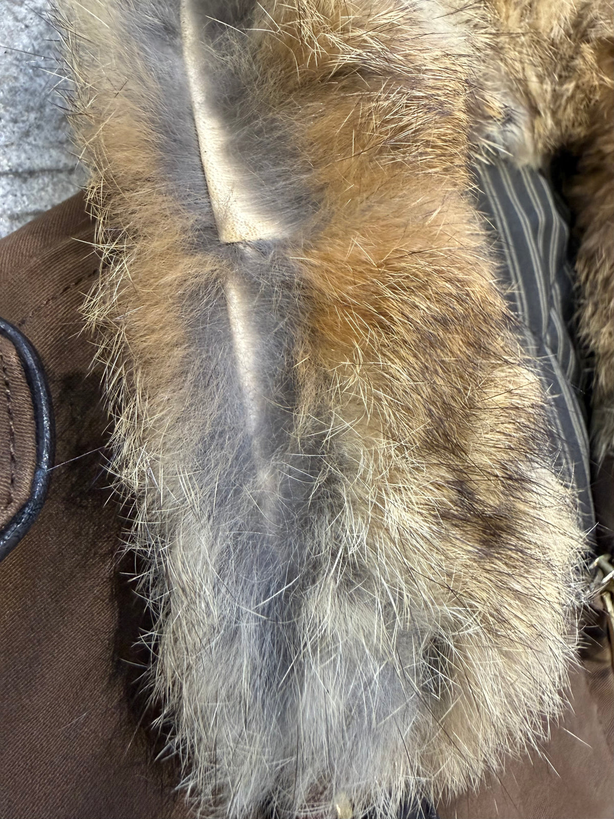 000’s Abahouse Fur Collar Jacket (S)