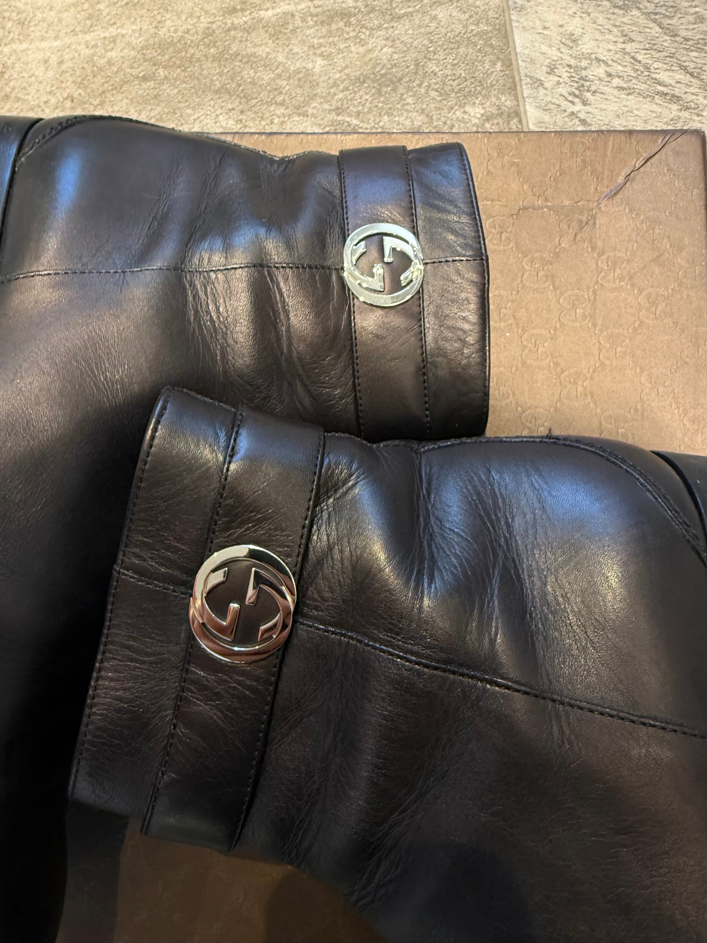 Gucci By Tom Ford Interlocking GG Boots - (EU 41 - UK 7)