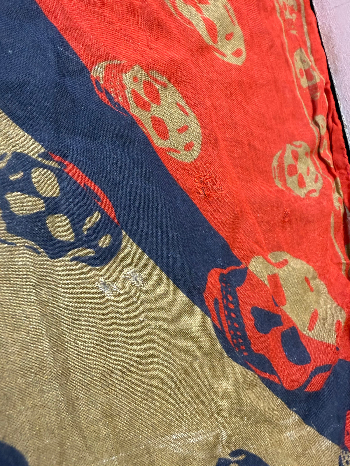 000’s Alexander Mcqueen Union Jack Silk Scarf