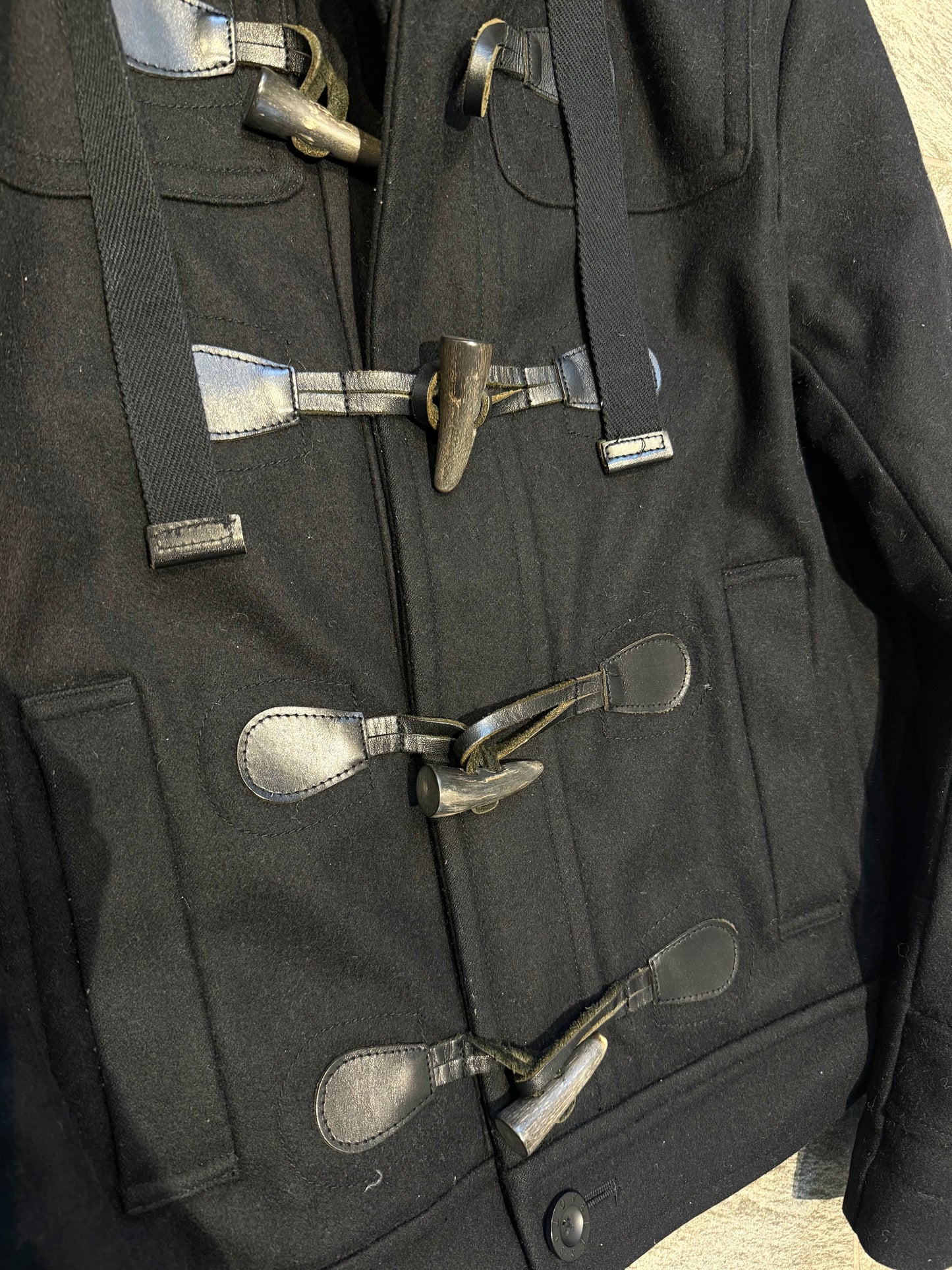000’s Loveless Hooded Duffle Jacket (S)