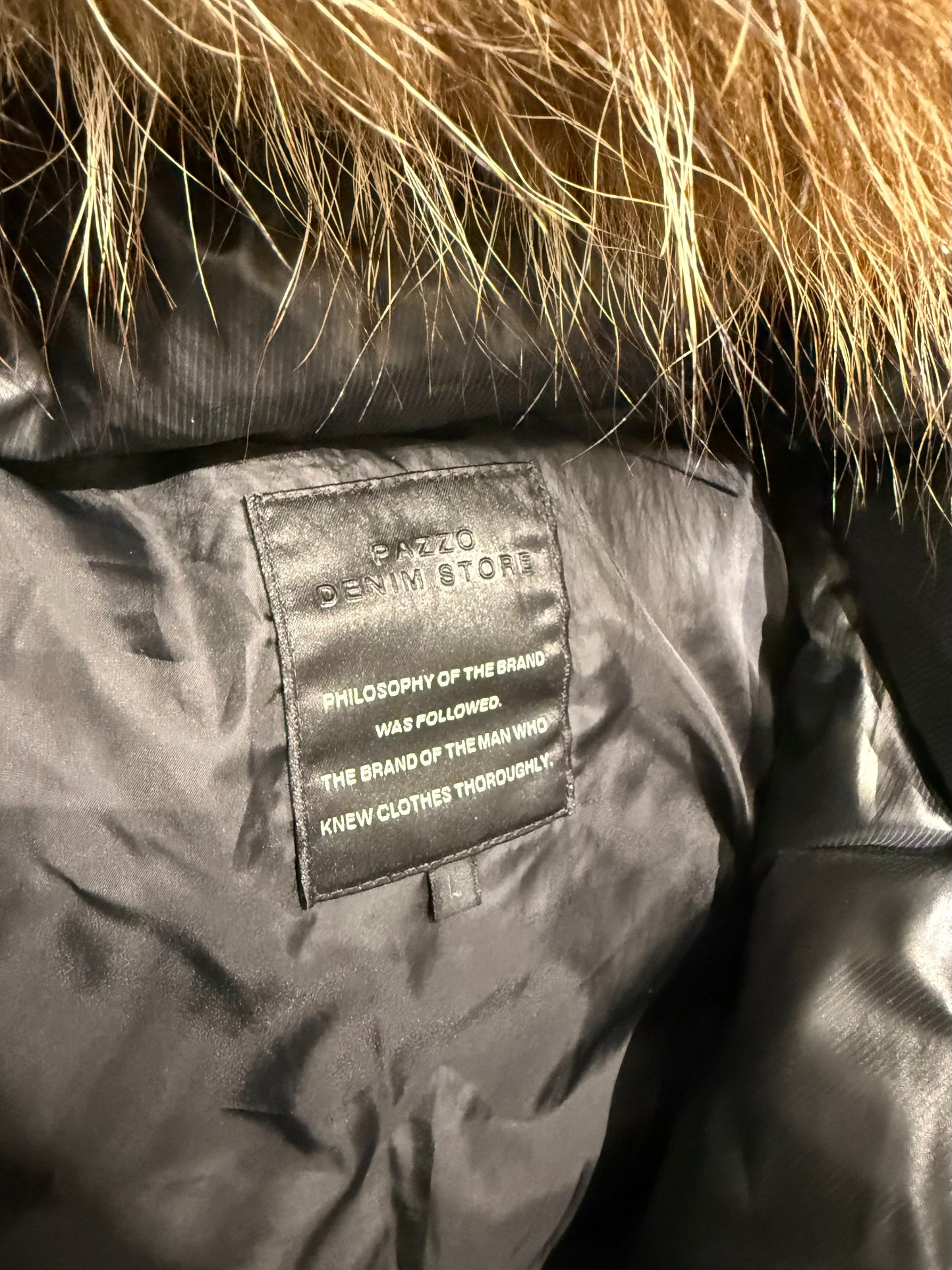 000’s Pazzo Fur Hood Puffer (M)