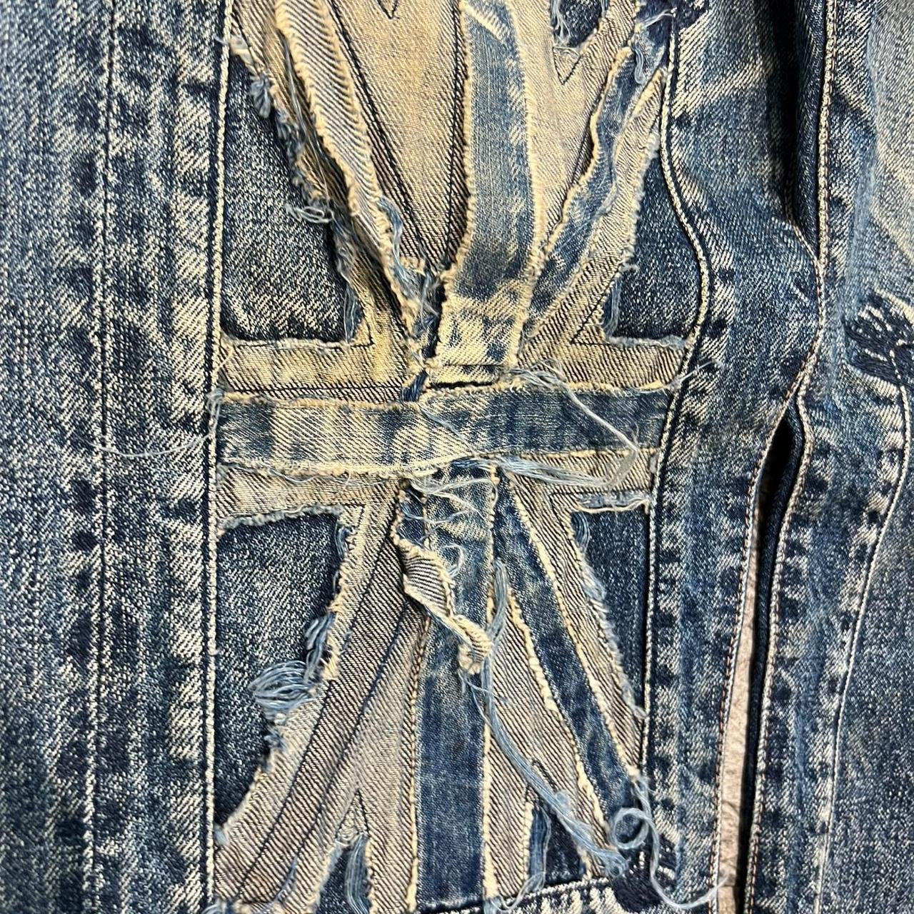 000s Red Ear Union Jack Jeans