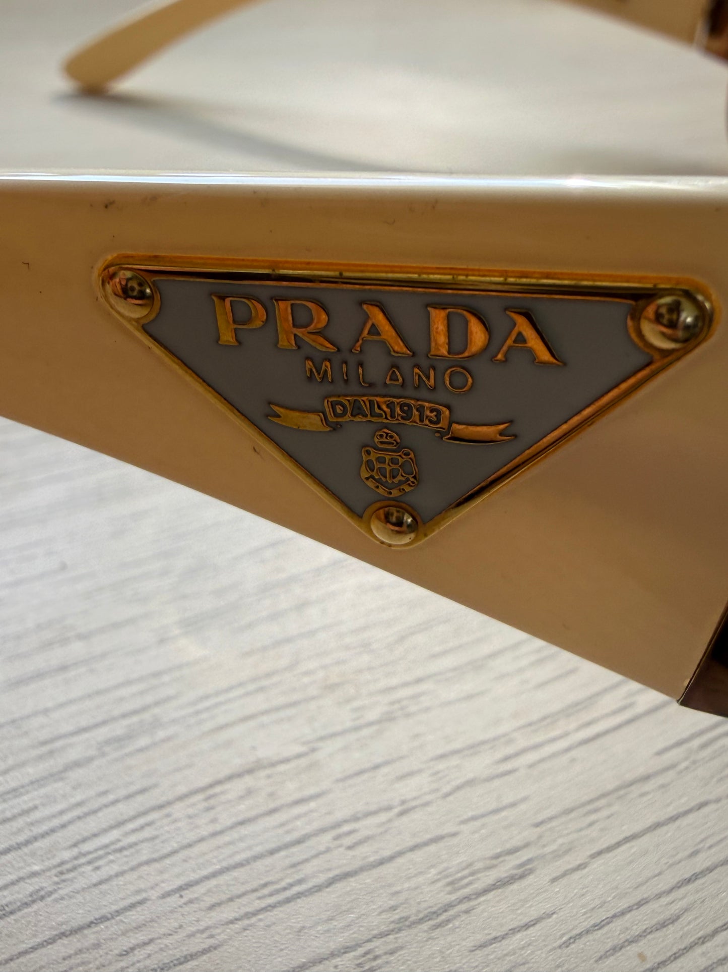 000’s Prada Triangular Plaque Sunglasses