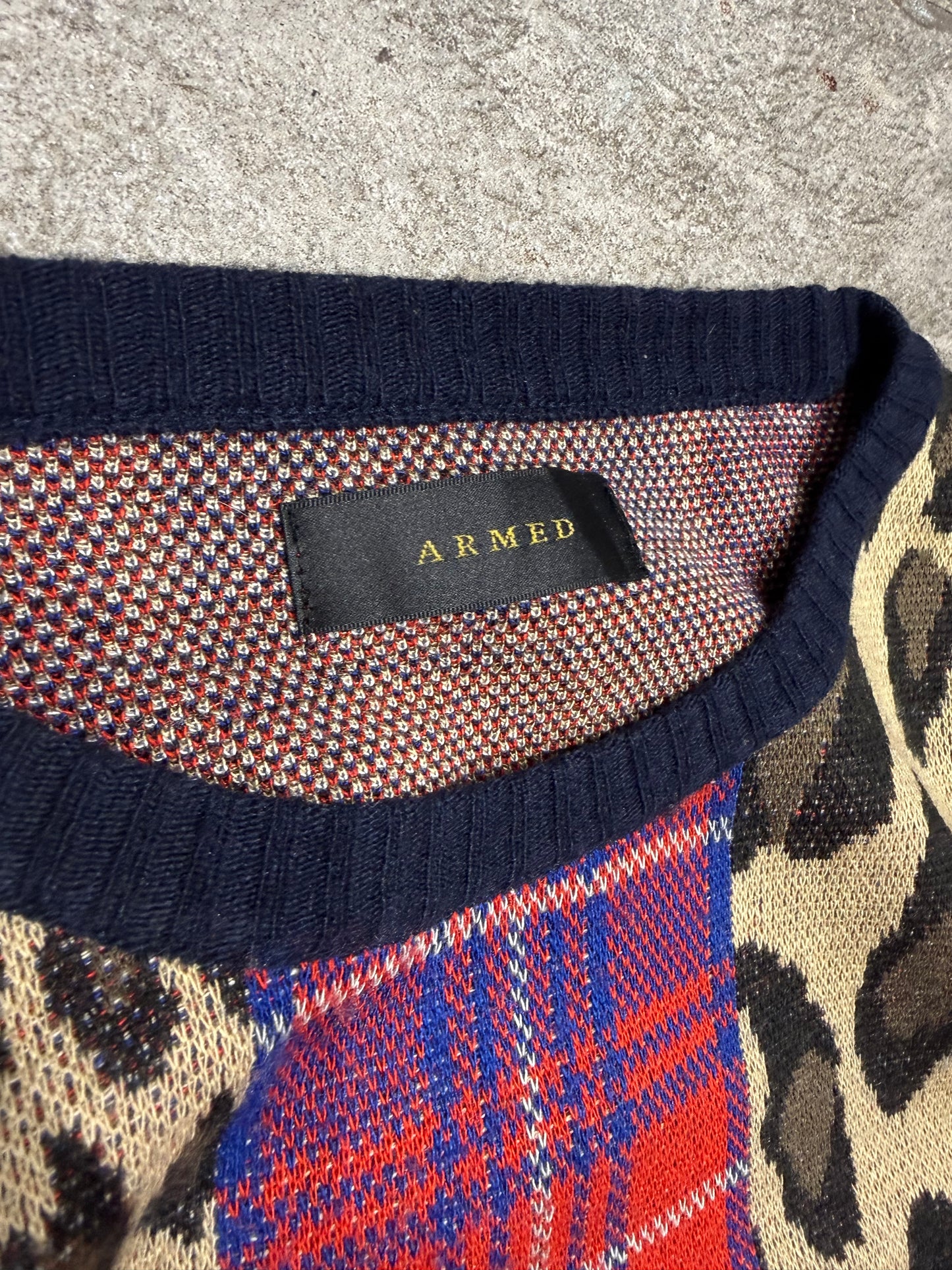 000’s Armed Patchwork Jumper (XS)