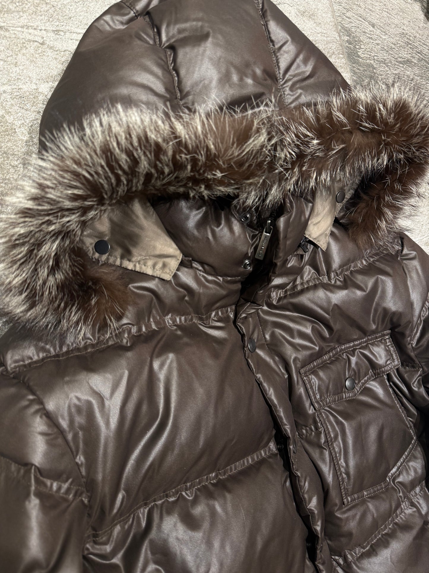 000’s Nicole Fox Fur Puffer (XL)