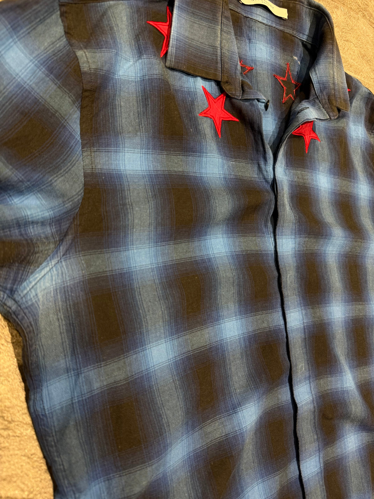 FW17 Givenchy Stars Plaid Flannel (M)