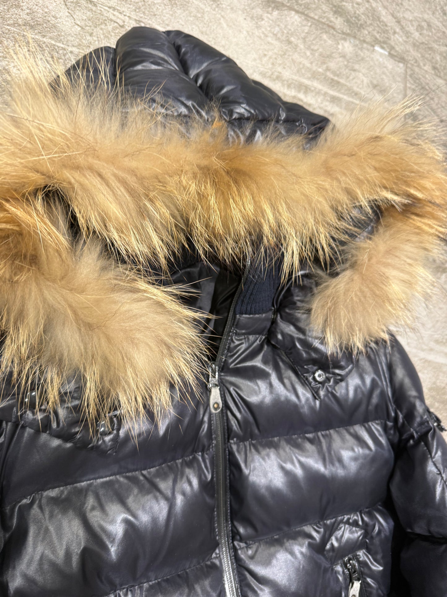 000’s Abahouse Fur Hood Puffer (S-M)
