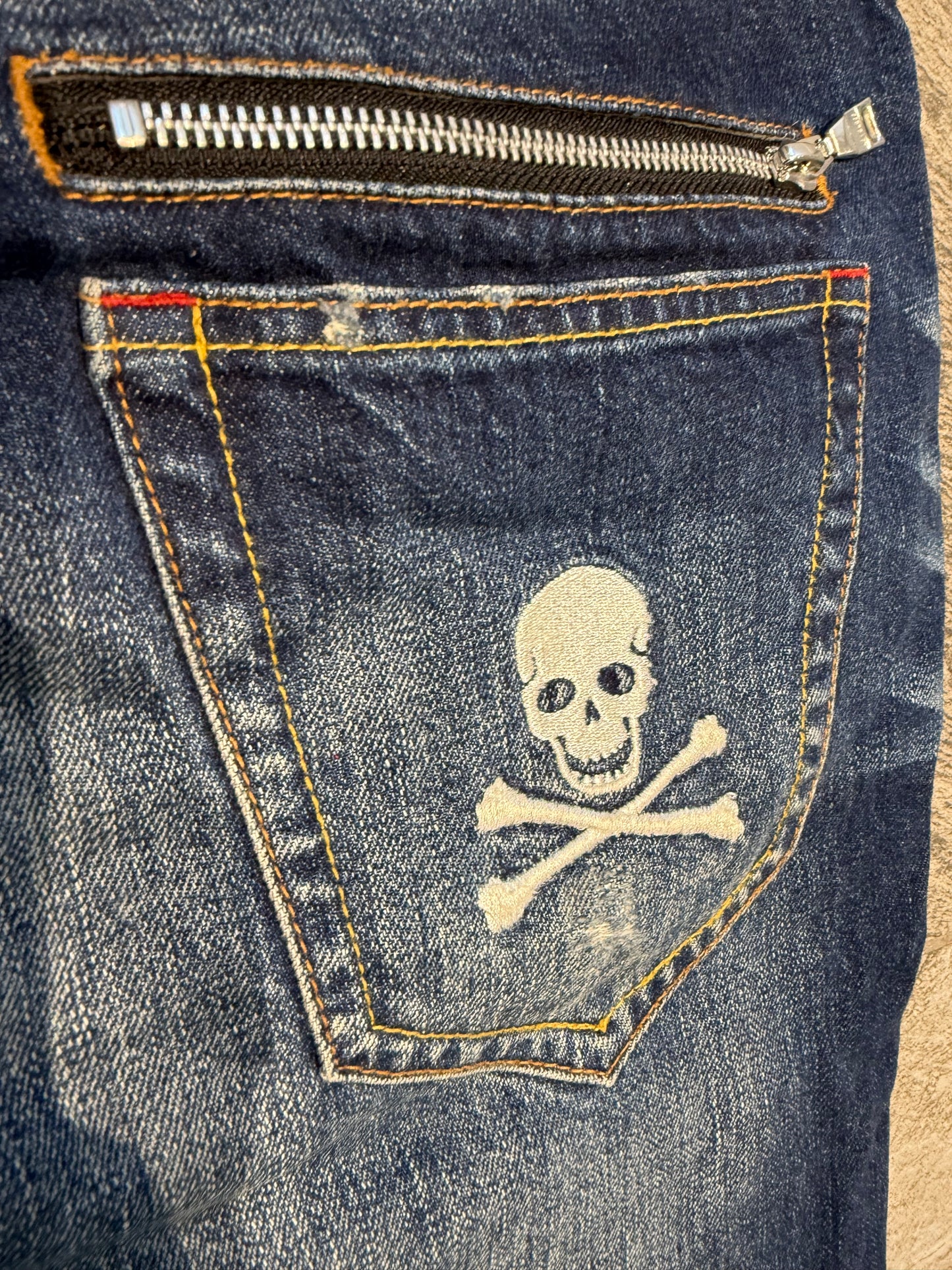 000’s Loveless Skull Jeans (32”)