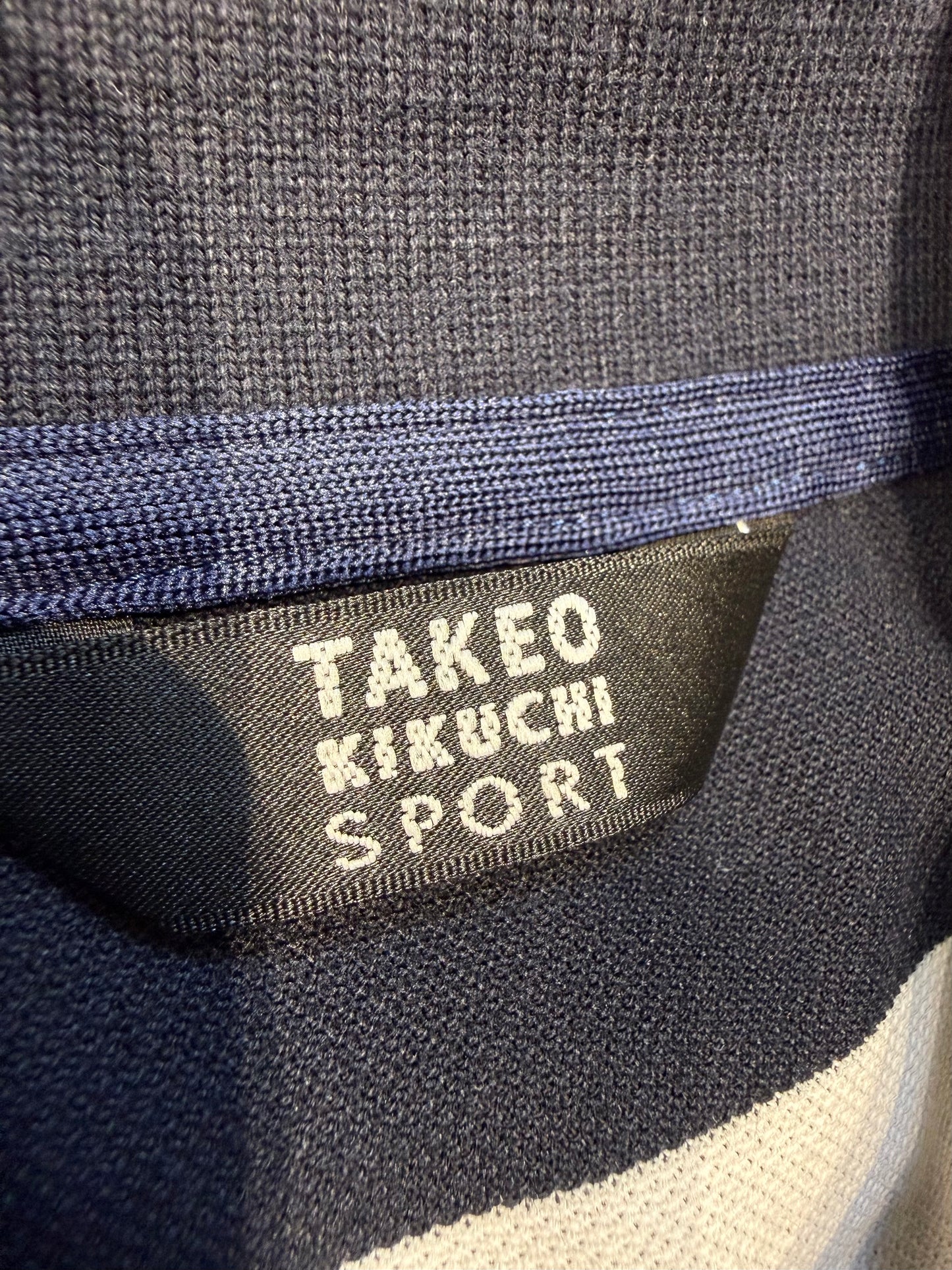 000’s Takeo Kikuchi Sport Striped Polo (S)