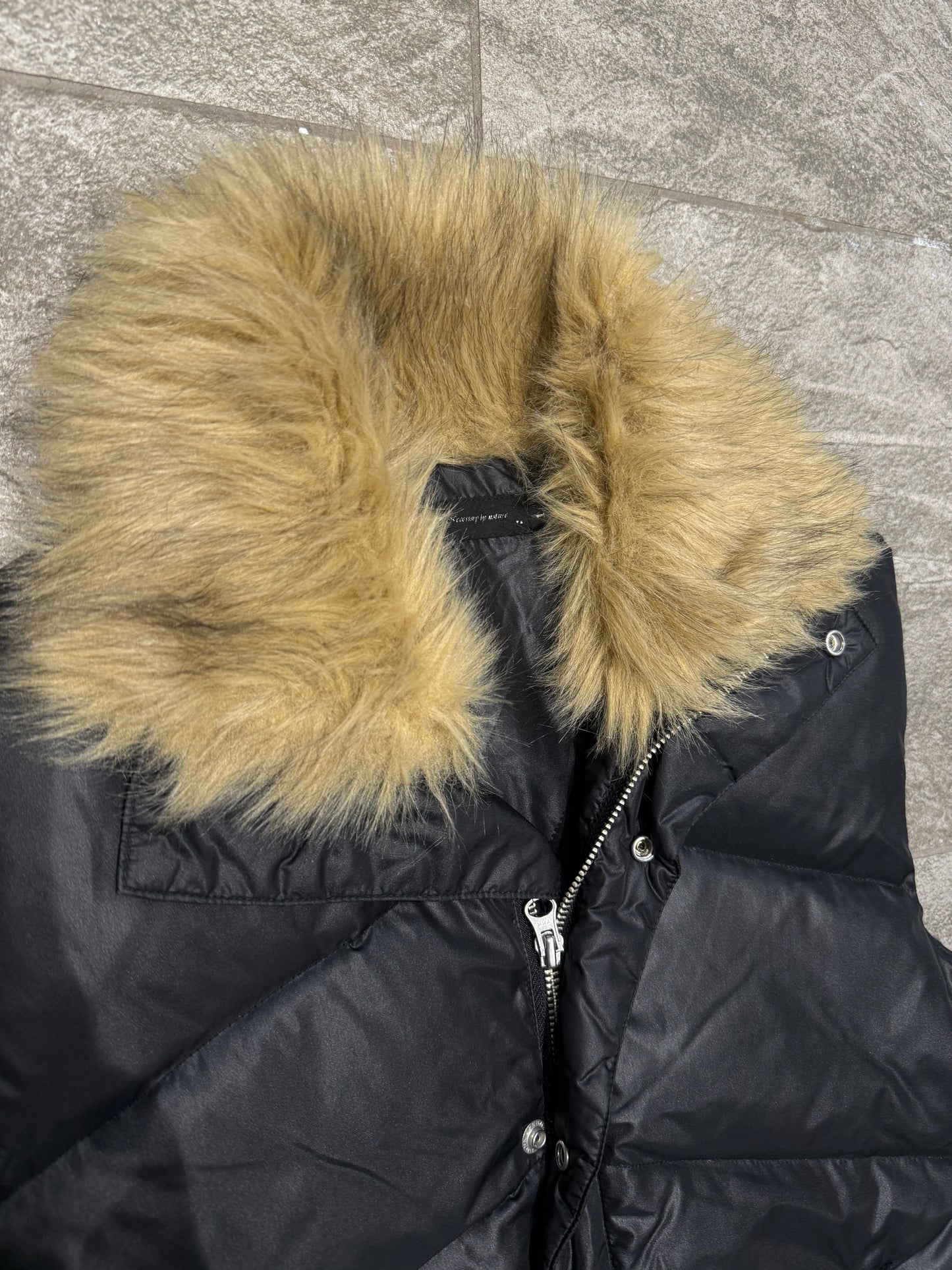 000’s Fur Collar Gilet (XS)