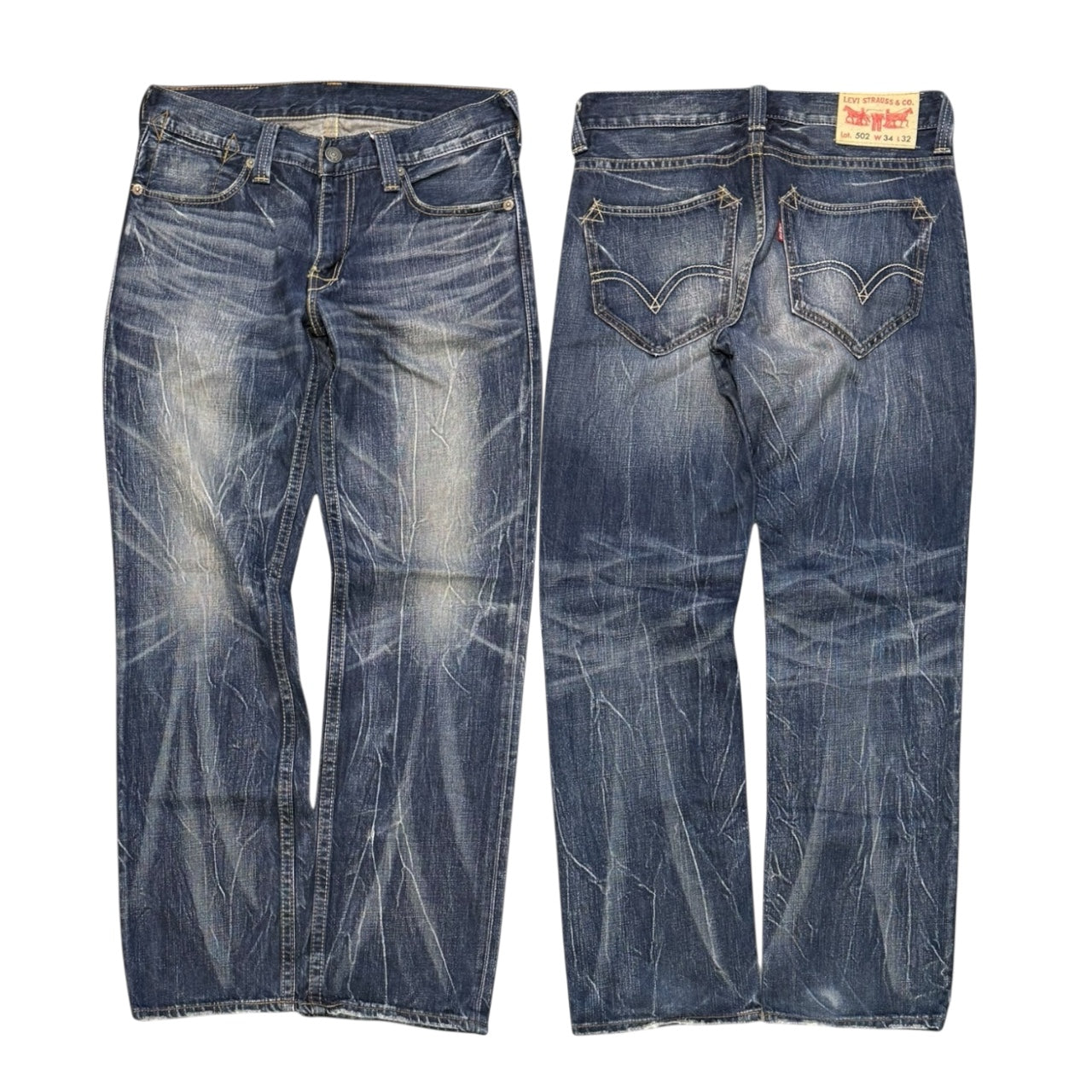 000’s Japanese Levis 502 Jeans (34”)