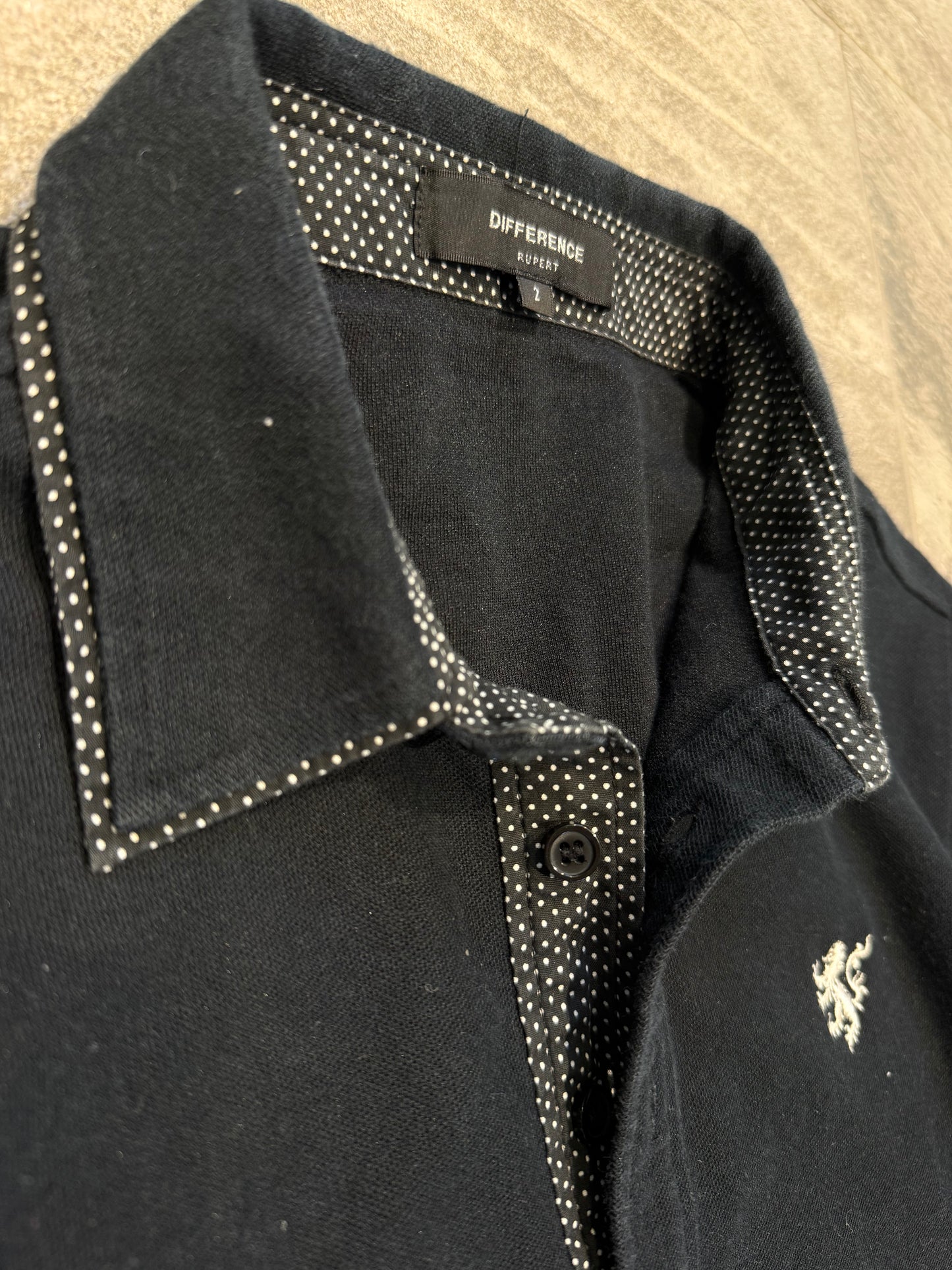 000’s Rupert Double Collar Polo (S)