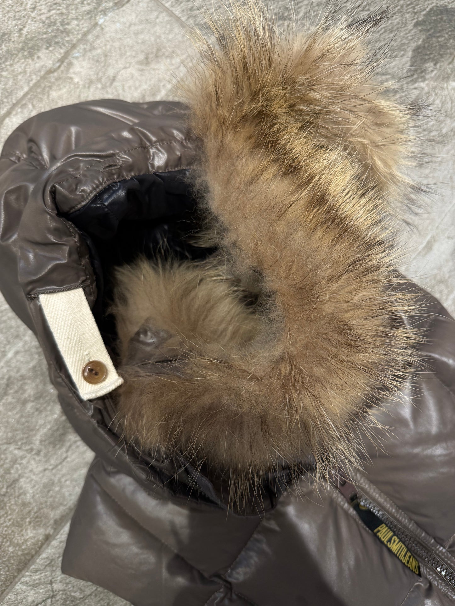 000’s Paul Smith Fur Hood Gilet (M)