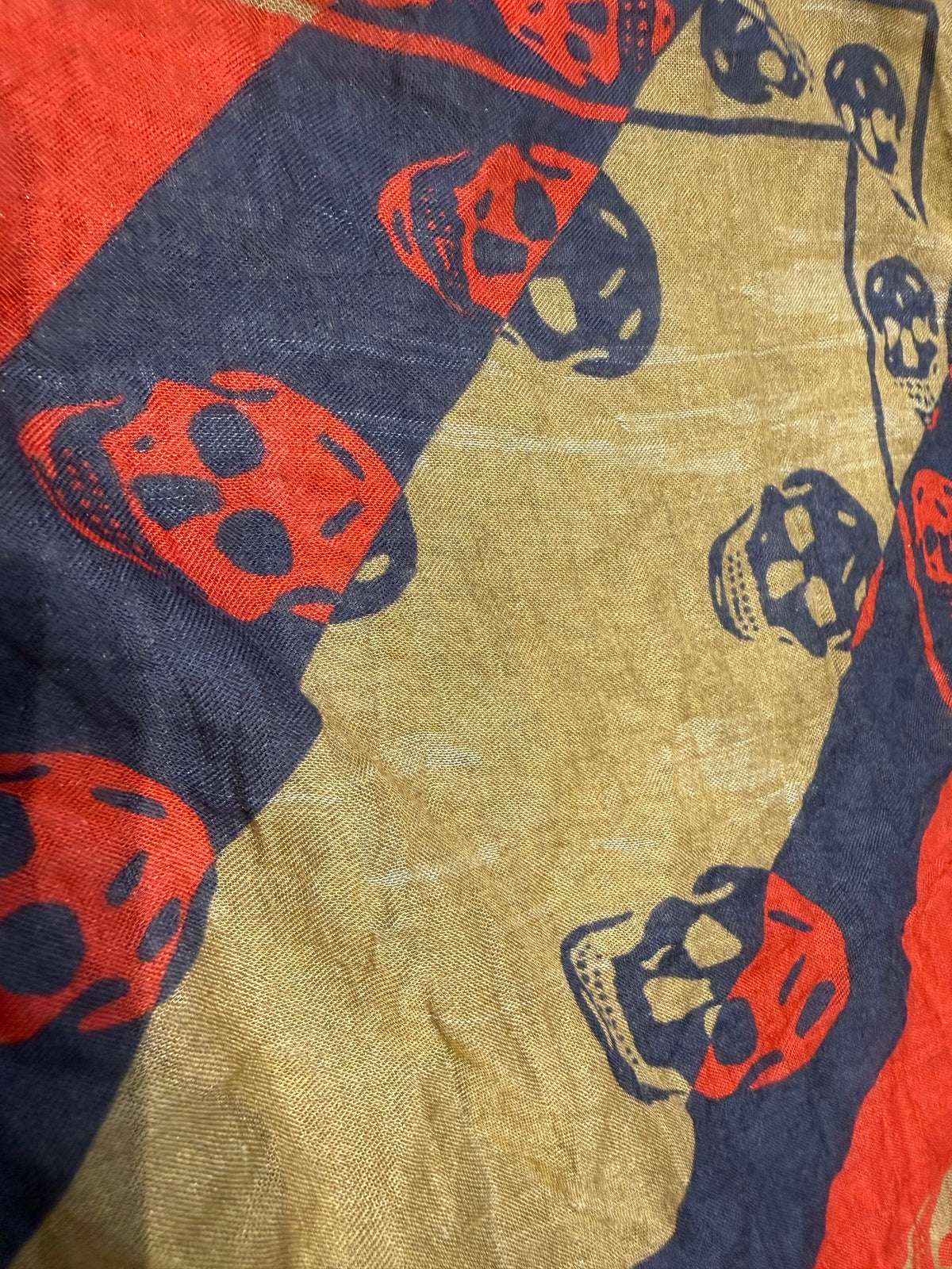 000’s Alexander Mcqueen Union Jack Silk Scarf
