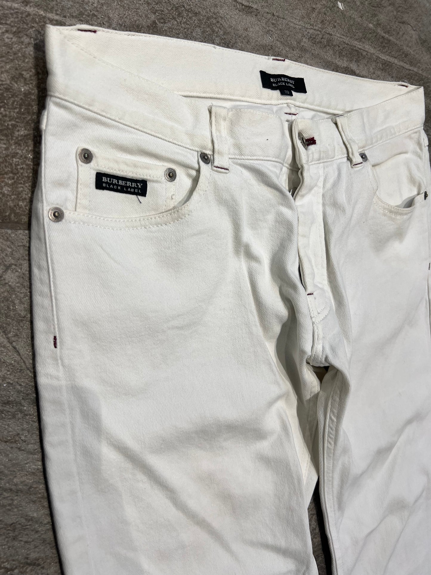 000s Burberry Flap Pocket Jeans