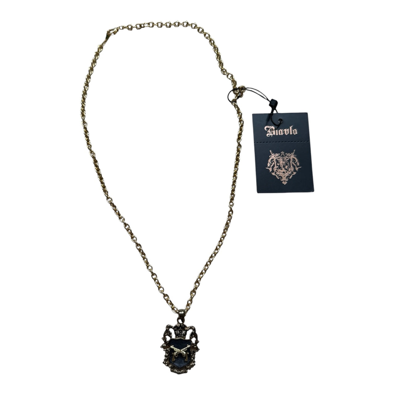 000’s Diablo Double Gun Necklace
