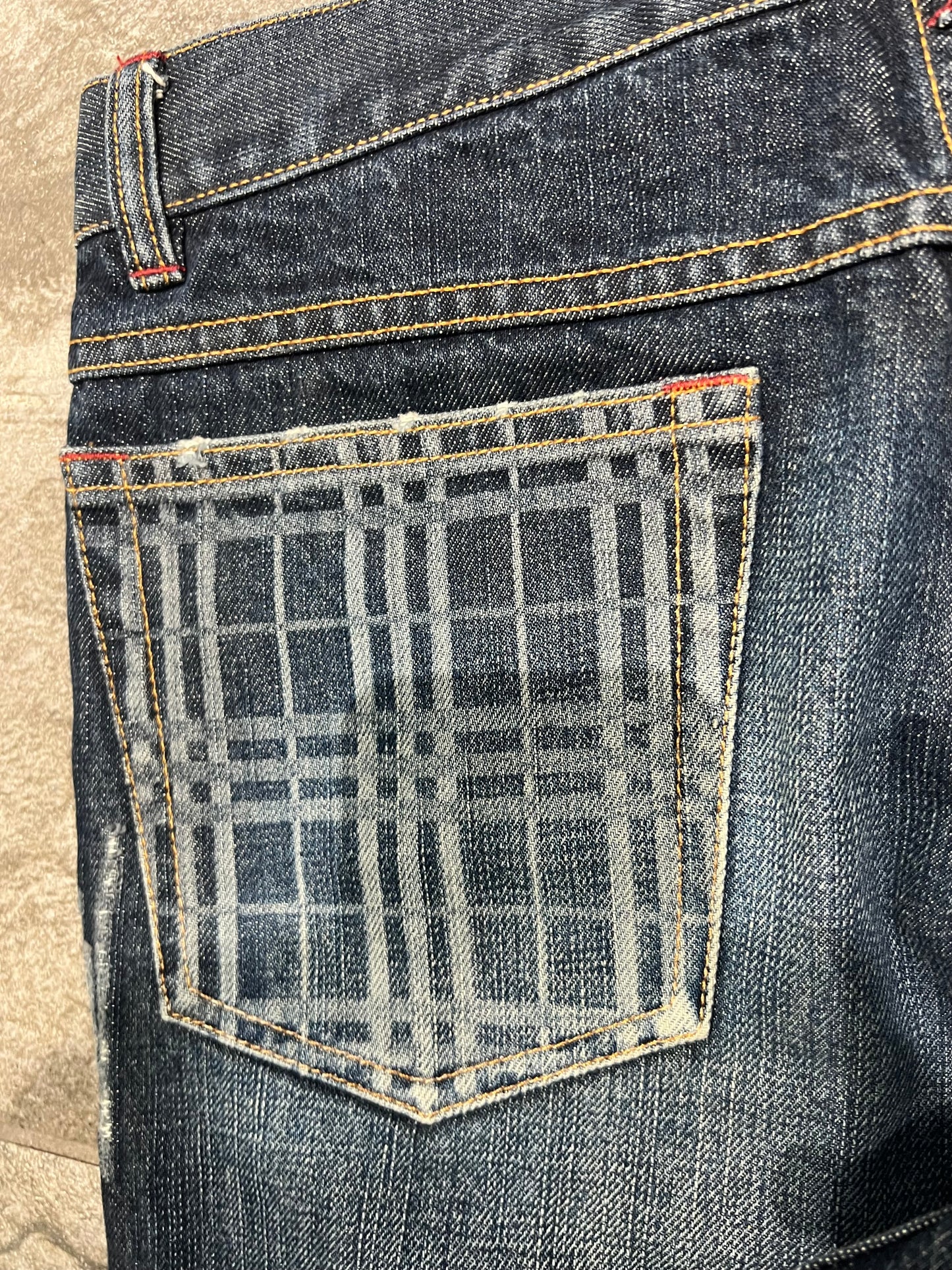 000s Burberry Black Label Denim Jeans