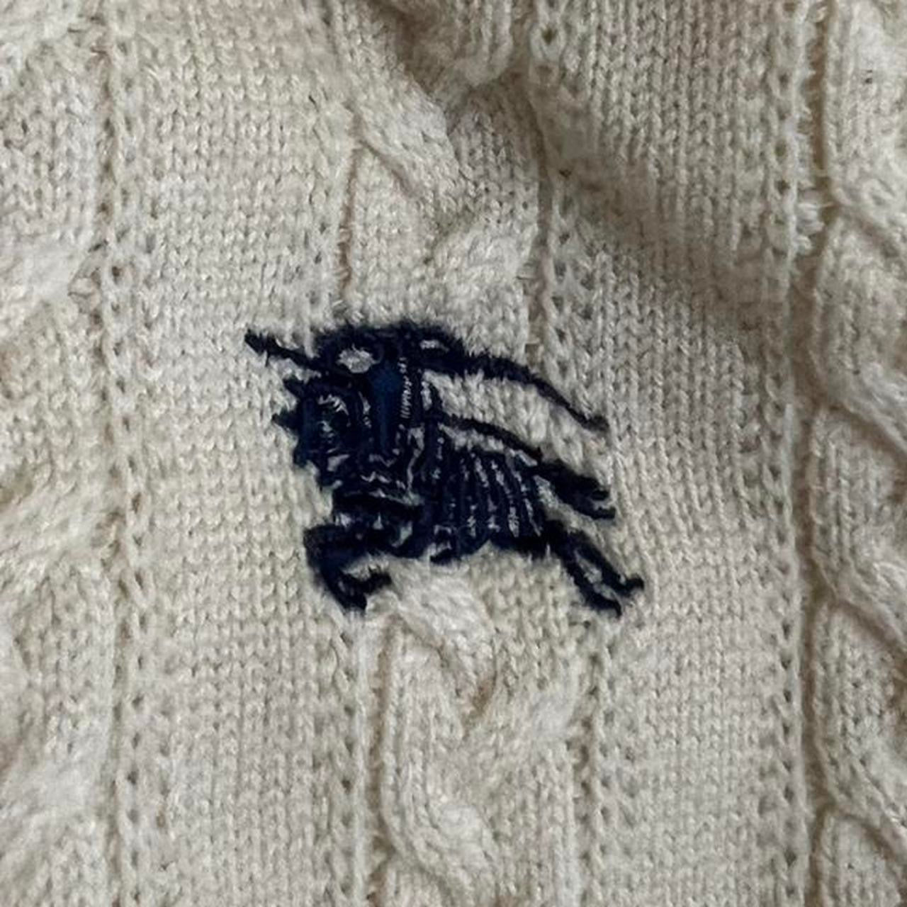 Vintage Burberry Cable Knit Jumper