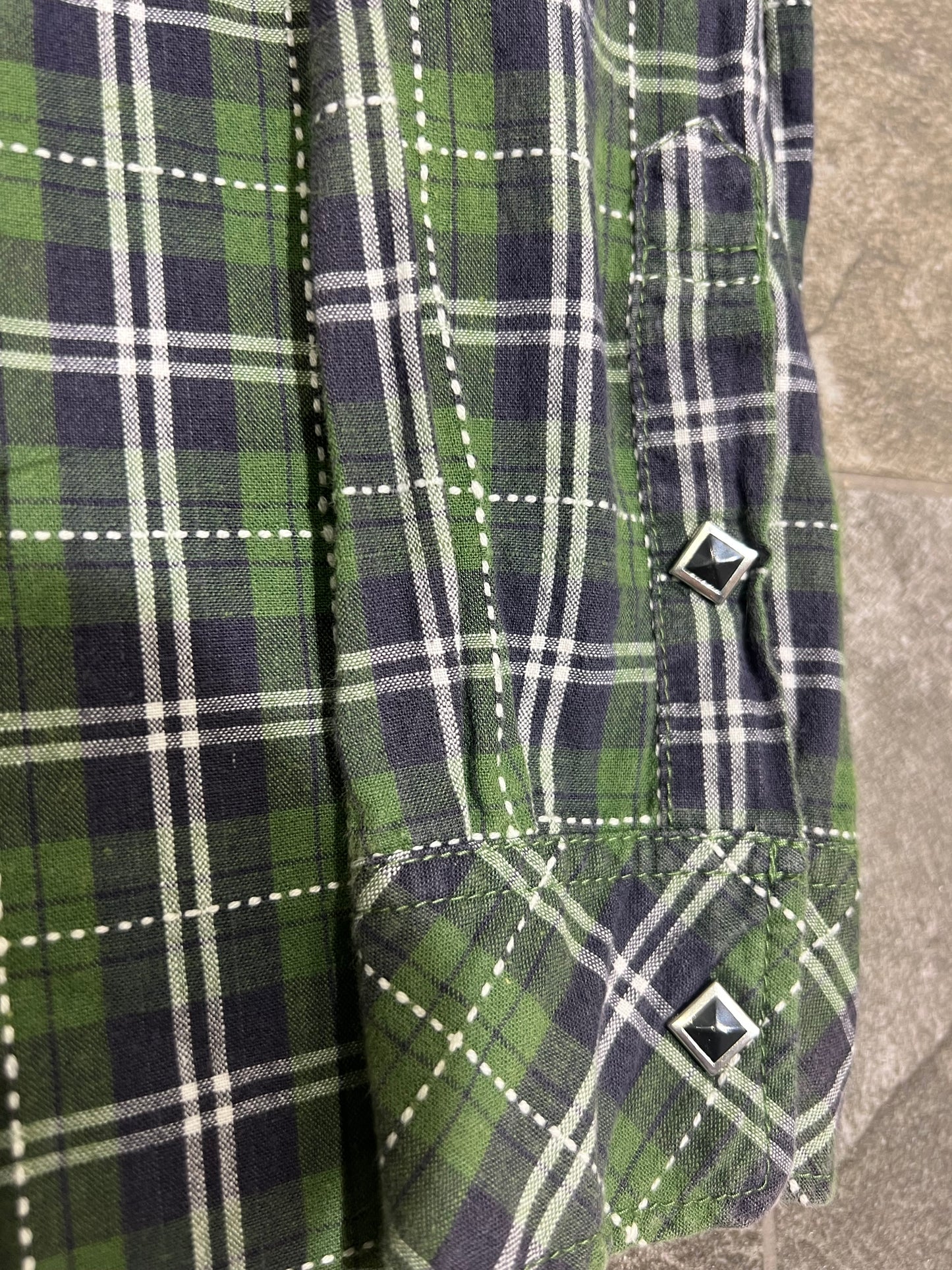 000’s Acoustic Detroit Checkered Flannel (S)