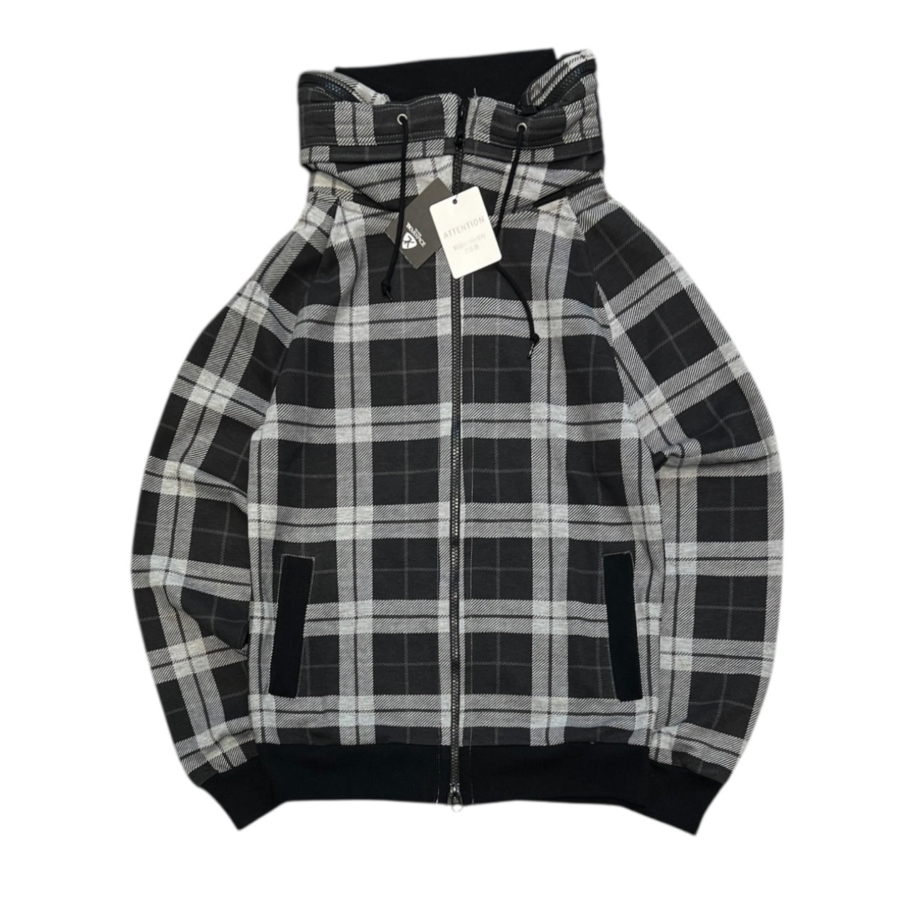 000’s Takeo Kikuchi Plaid/Checkered Bono Hoodie