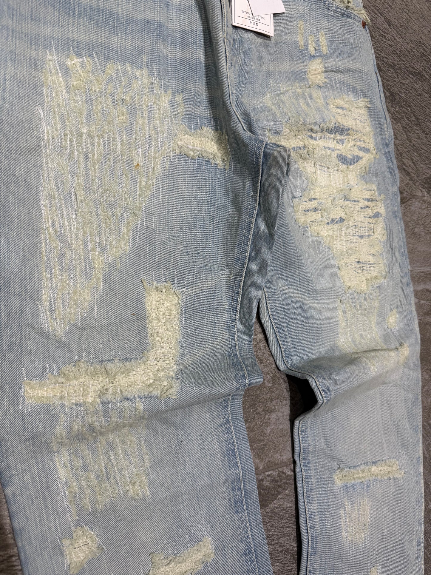 000’s Exhibitionist Heavy Sashiko Repair Jeans (33”)
