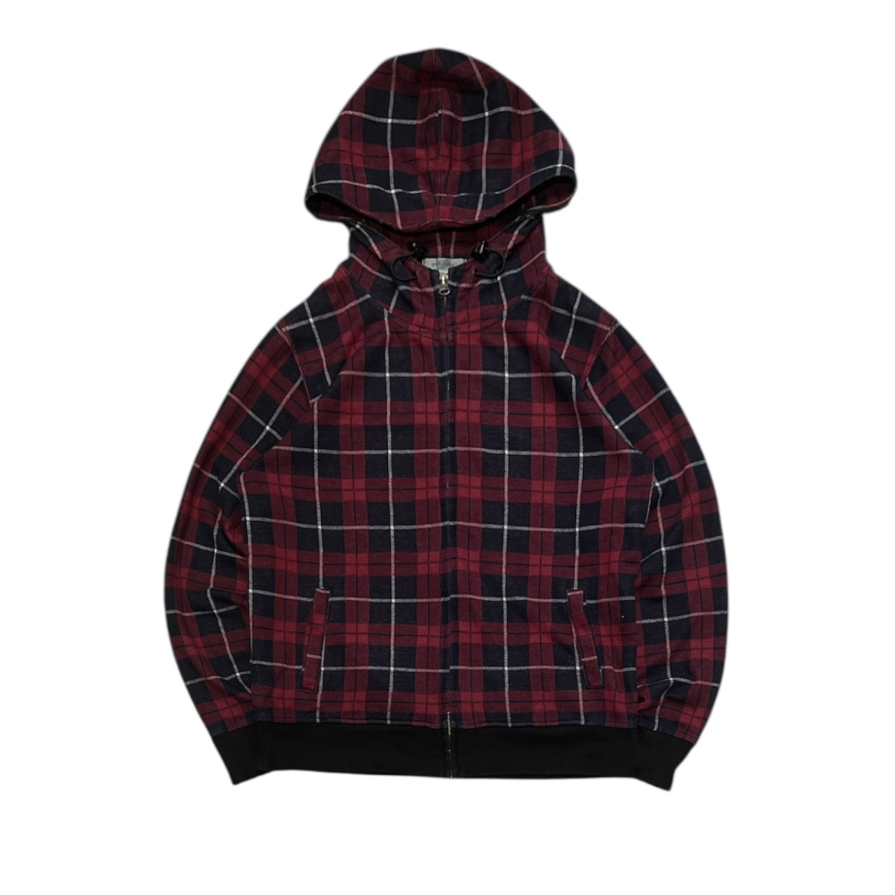 000’s Anti Label Plaid/Checkered Hoodie
