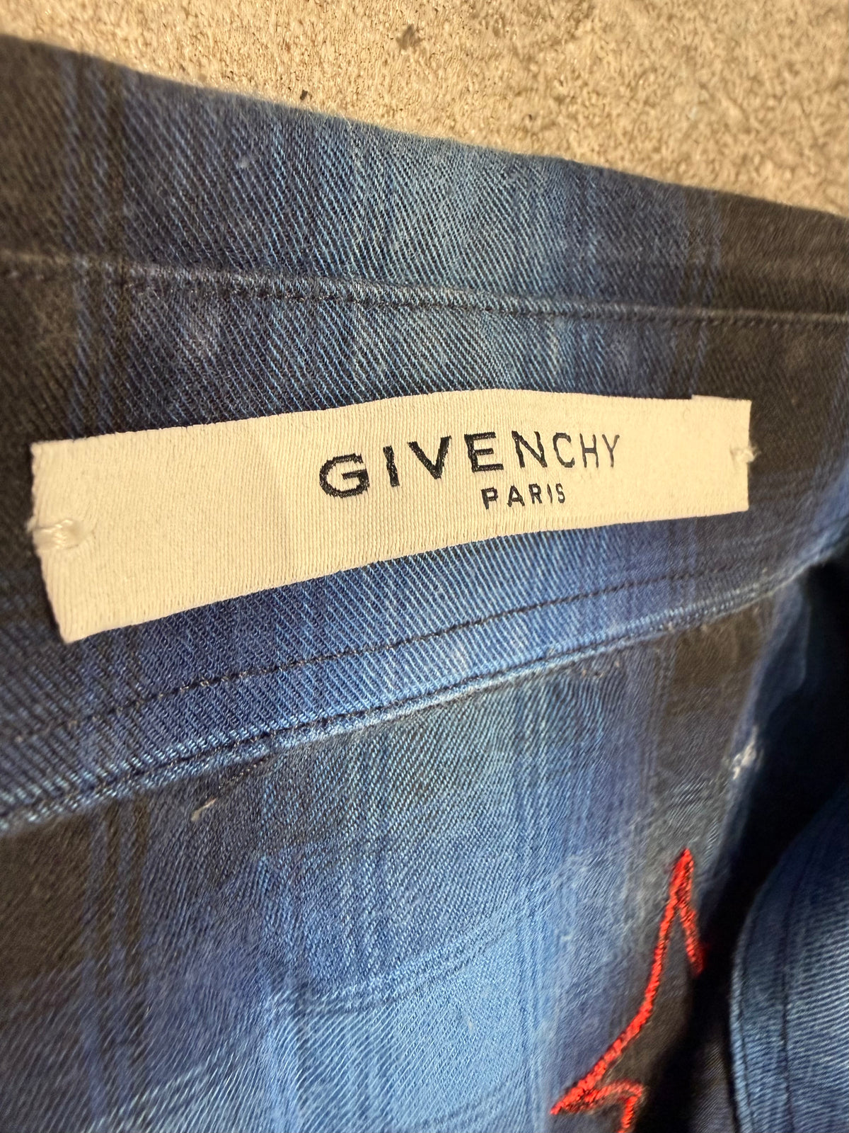 FW17 Givenchy Stars Plaid Flannel (M)