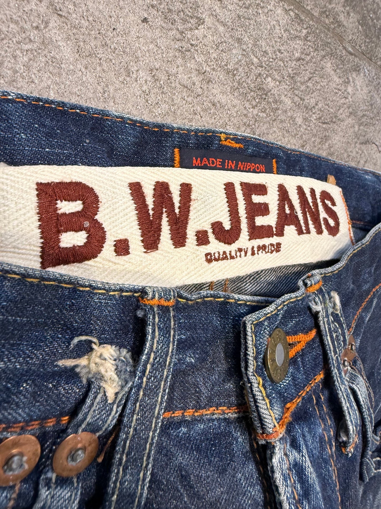 000’s Waxed BW Jeans (28”)