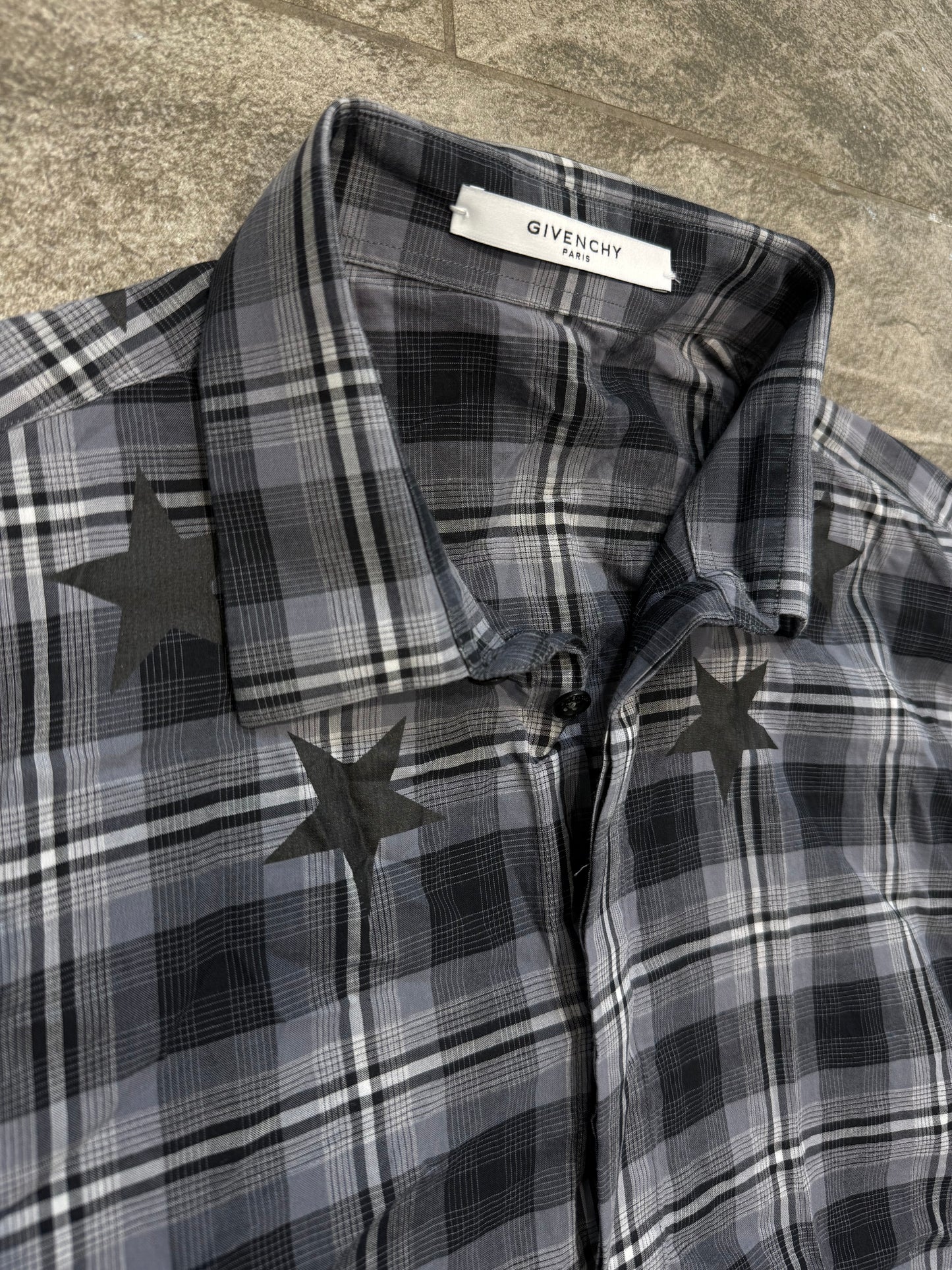 Givenchy Plaid Stars Flannel (L)
