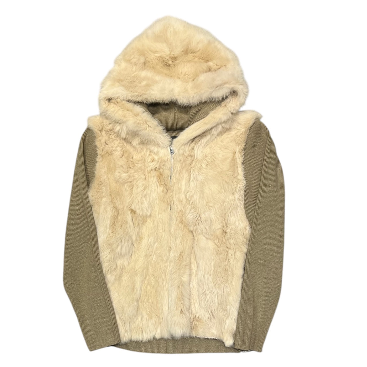 Loveless Rabbit Fur Hoodie