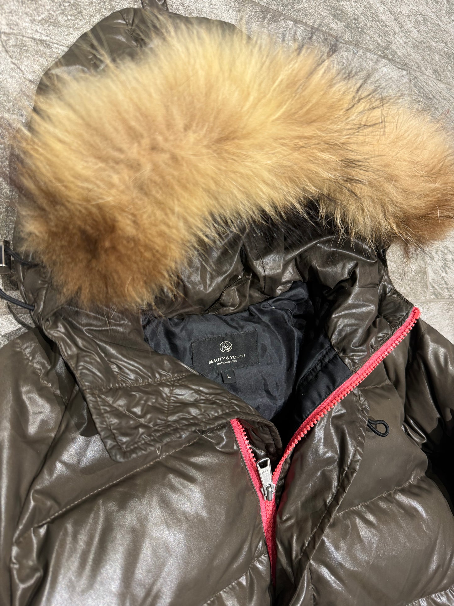 000’s United Arrows Fur Puffer (L)