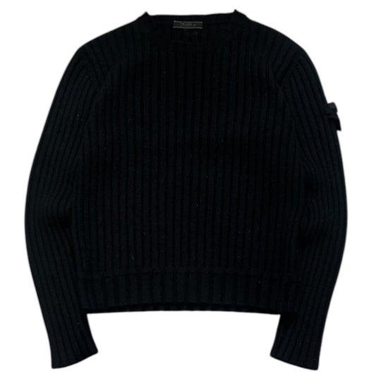 000’s Prada Ribbed Wool Jumper